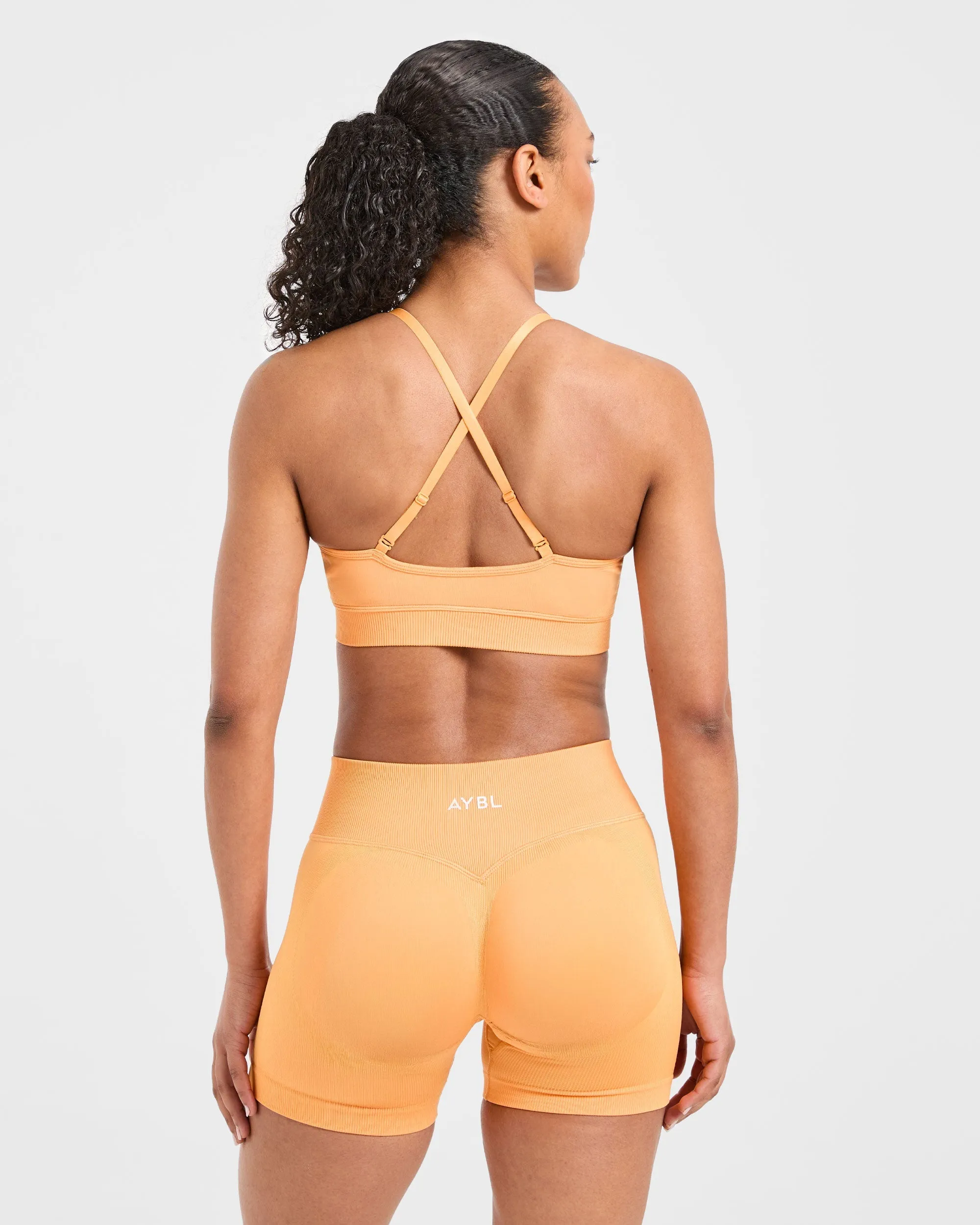 Adapt Seamless Sports Bra - Bright Orange sold by AYBL product image thumbnail 2