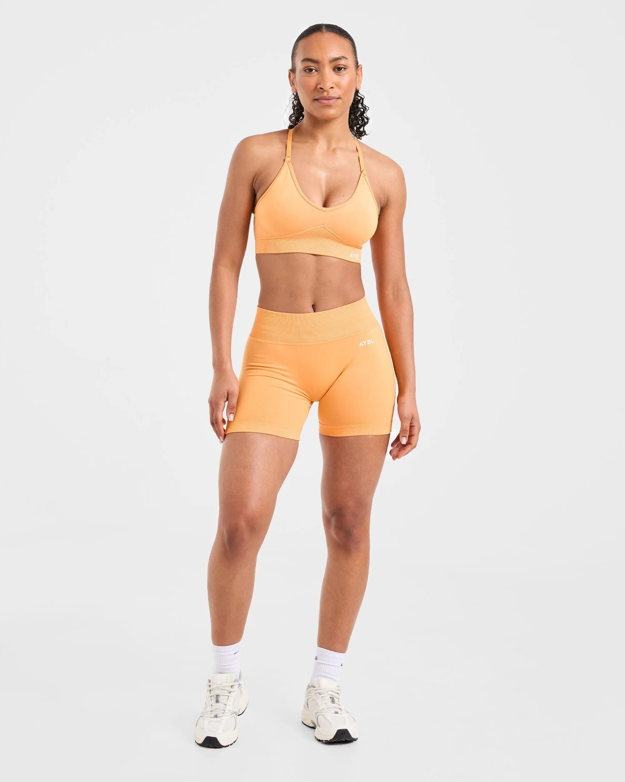 Adapt Seamless Sports Bra - Bright Orange sold by AYBL product image thumbnail 3