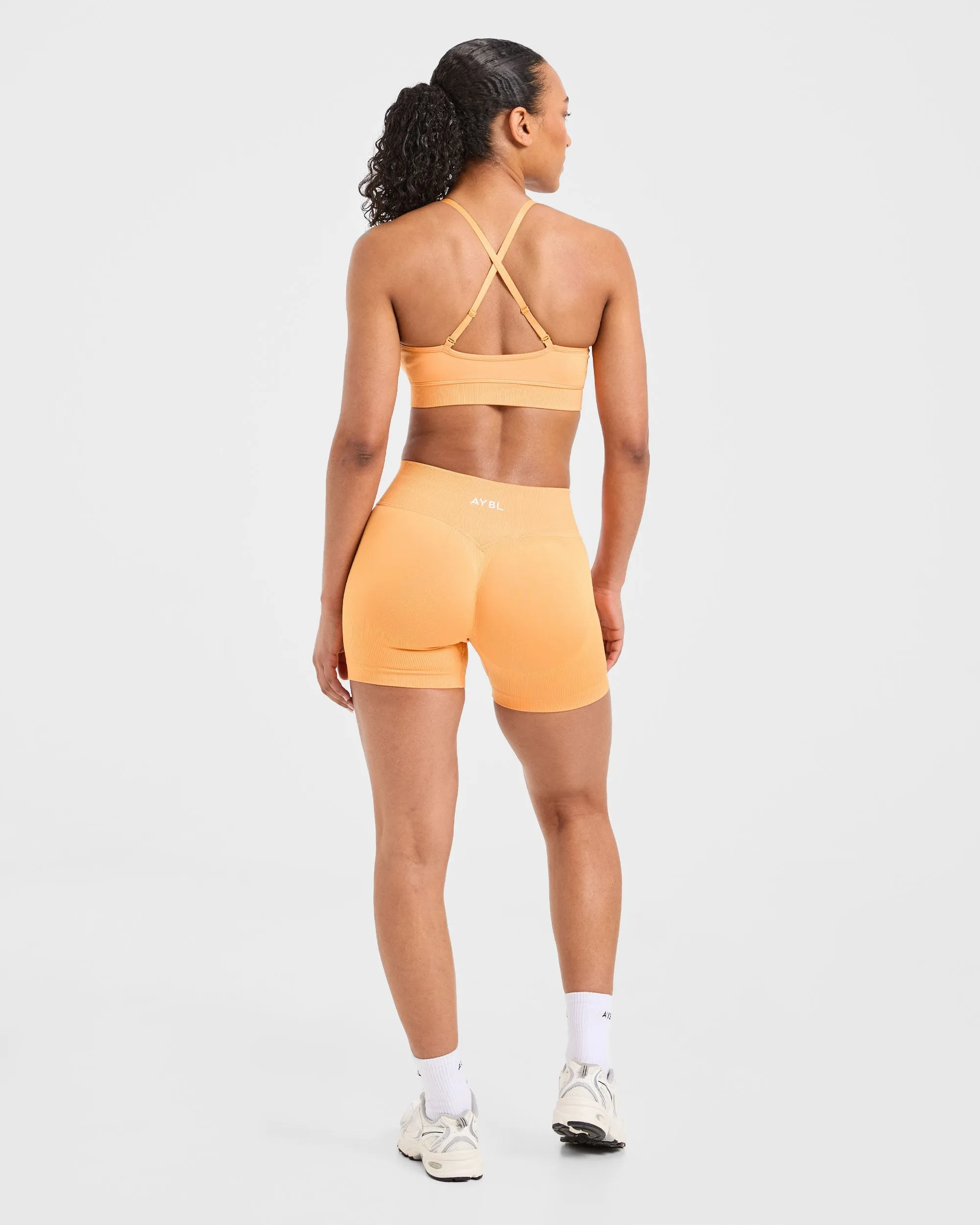 Adapt Seamless Sports Bra - Bright Orange sold by AYBL product image thumbnail 4