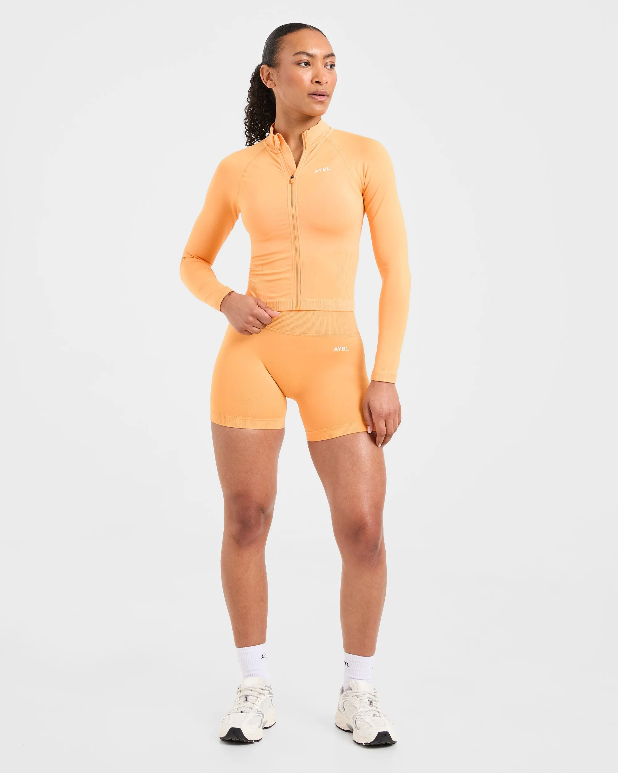 Adapt Seamless Jacket - Bright Orange sold by AYBL product image thumbnail 3