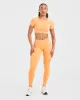 Adapt Seamless Crop Top - Bright Orange sold by AYBL
