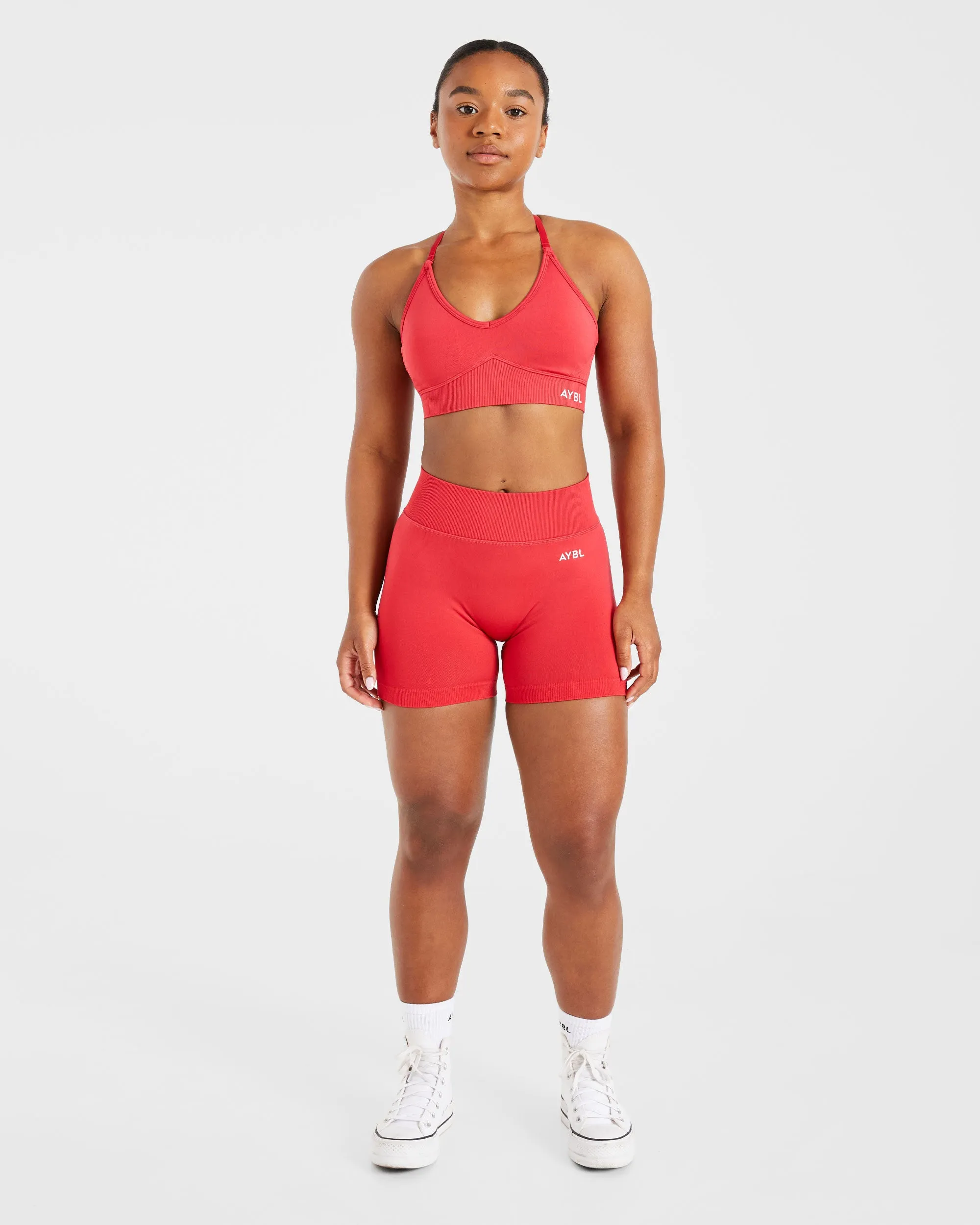Adapt Seamless Sports Bra - Salsa Red sold by AYBL product image thumbnail 3