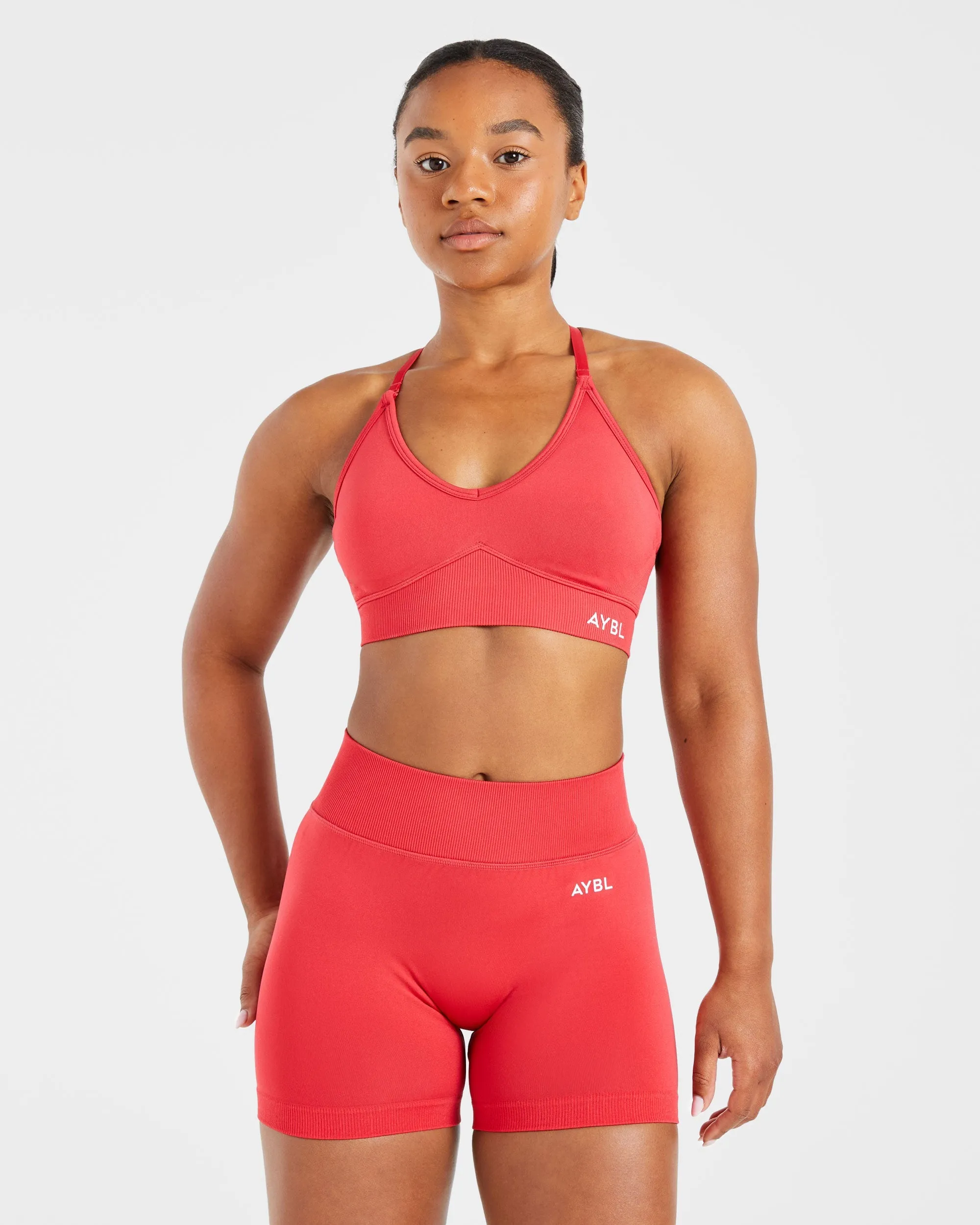 Adapt Seamless Sports Bra - Salsa Red sold by AYBL