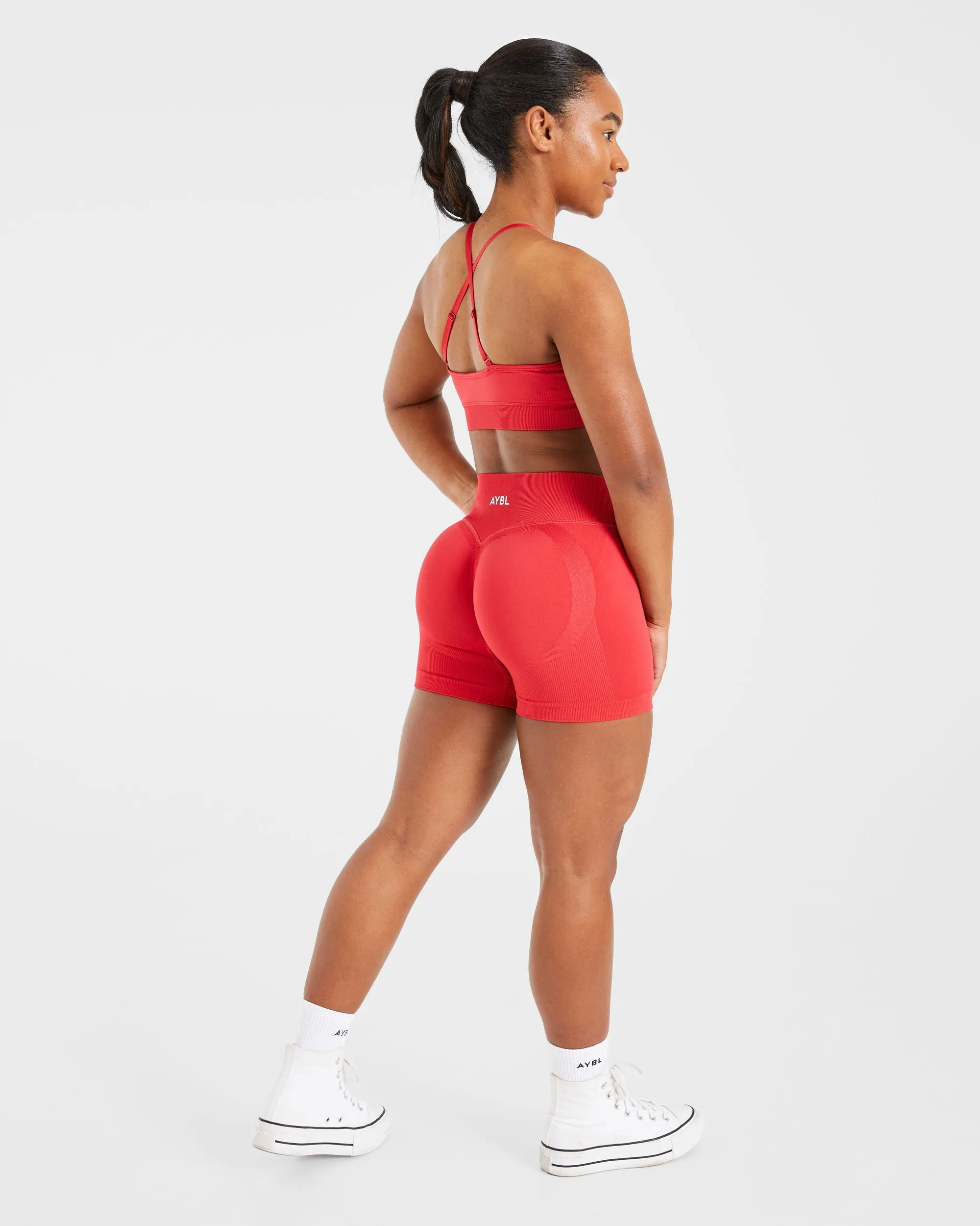 Adapt Seamless Shorts - Salsa Red sold by AYBL product image thumbnail 4
