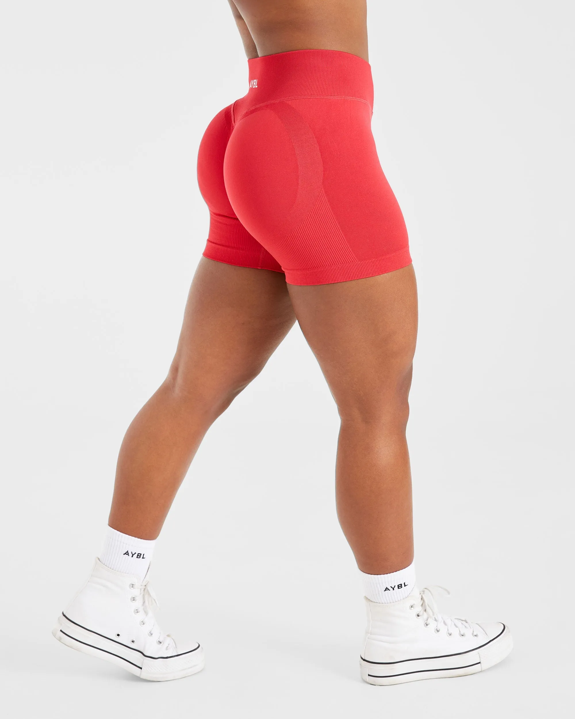 Adapt Seamless Shorts - Salsa Red sold by AYBL