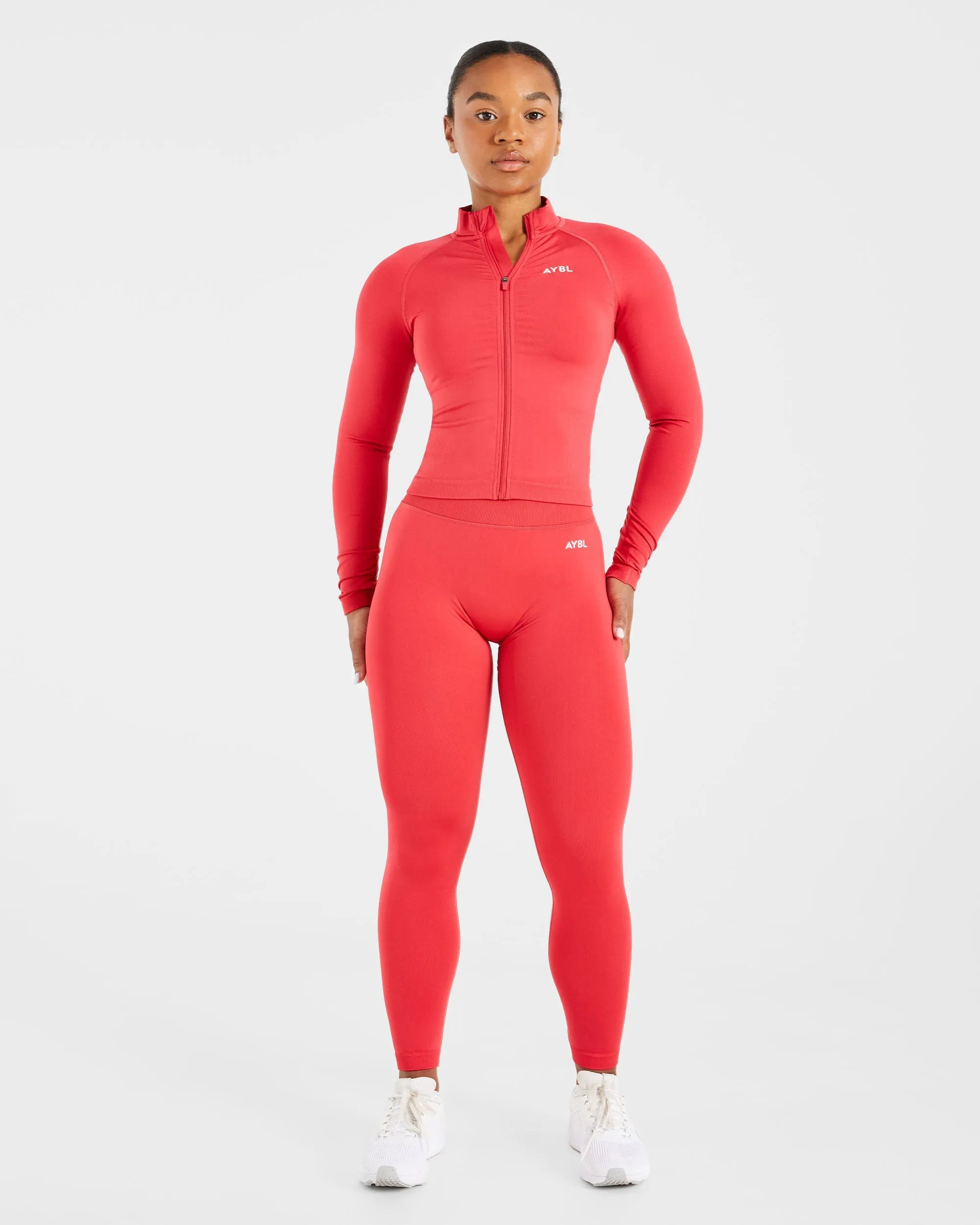 Adapt Seamless Jacket - Salsa Red sold by AYBL product image thumbnail 3