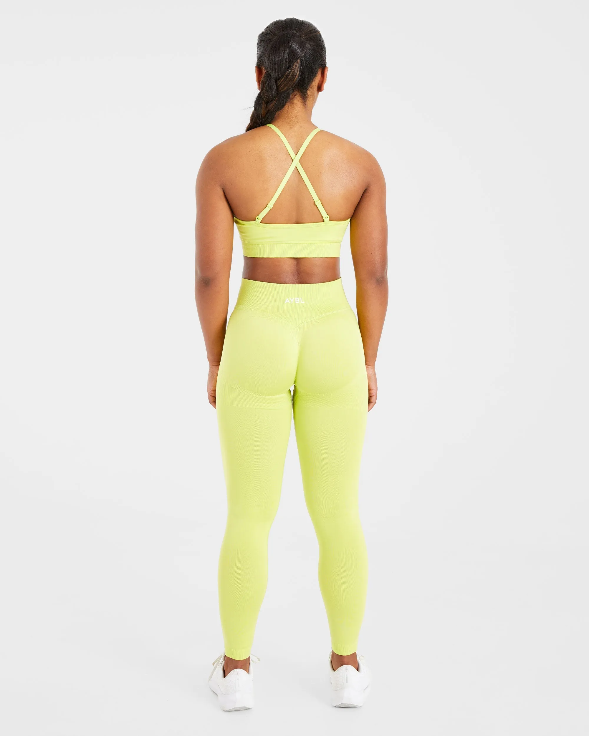 Adapt Seamless Sports Bra - Lime Green sold by AYBL product image thumbnail 4