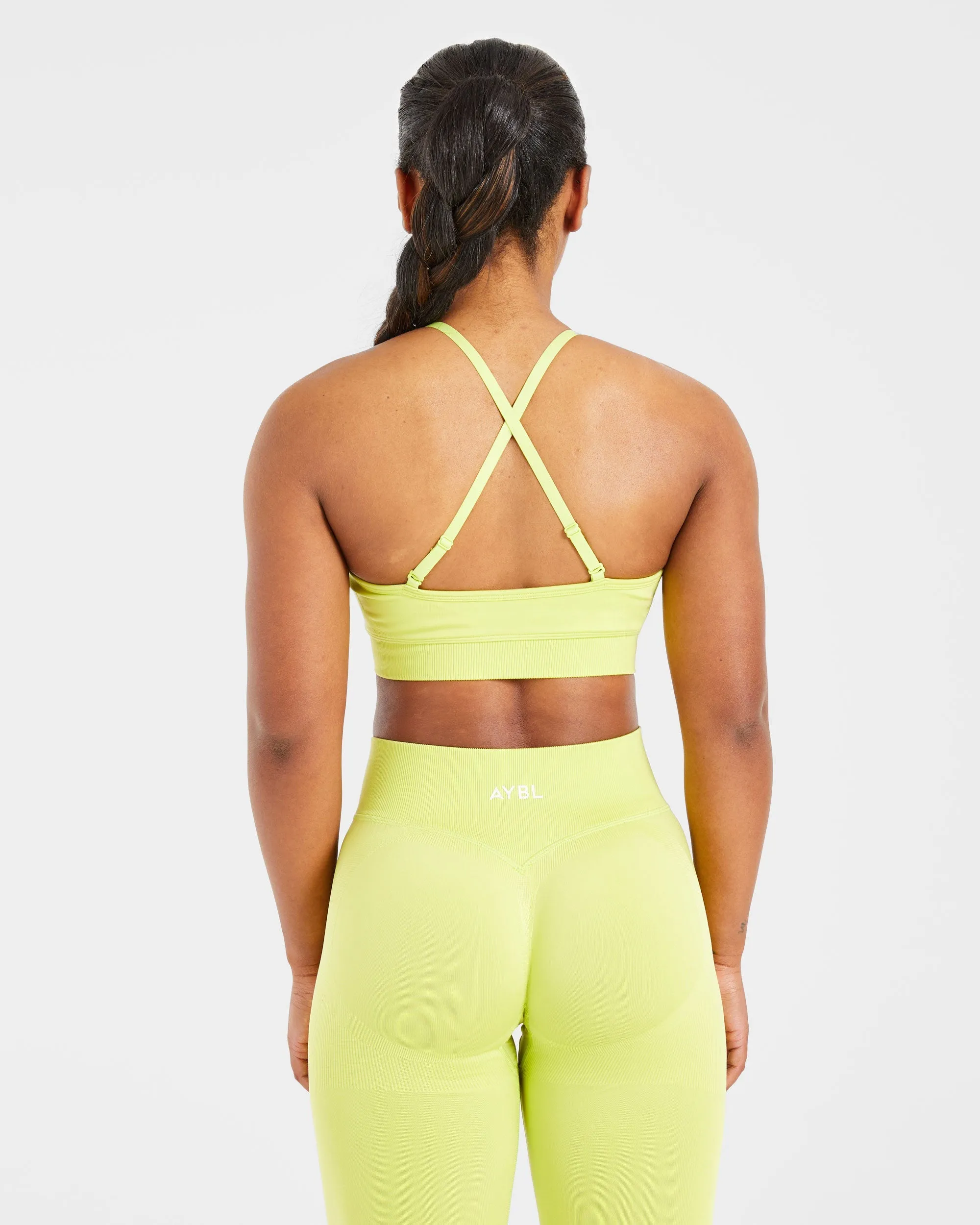 Adapt Seamless Sports Bra - Lime Green sold by AYBL product image thumbnail 2