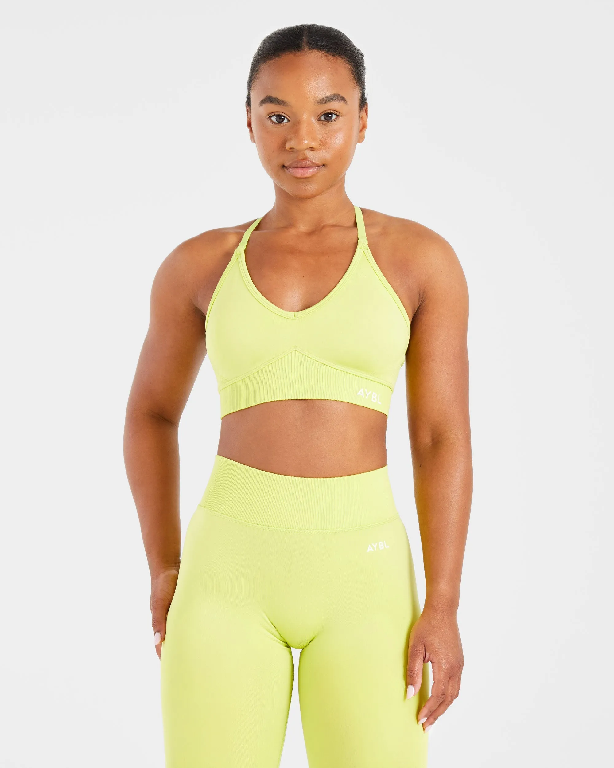 Adapt Seamless Sports Bra - Lime Green sold by AYBL