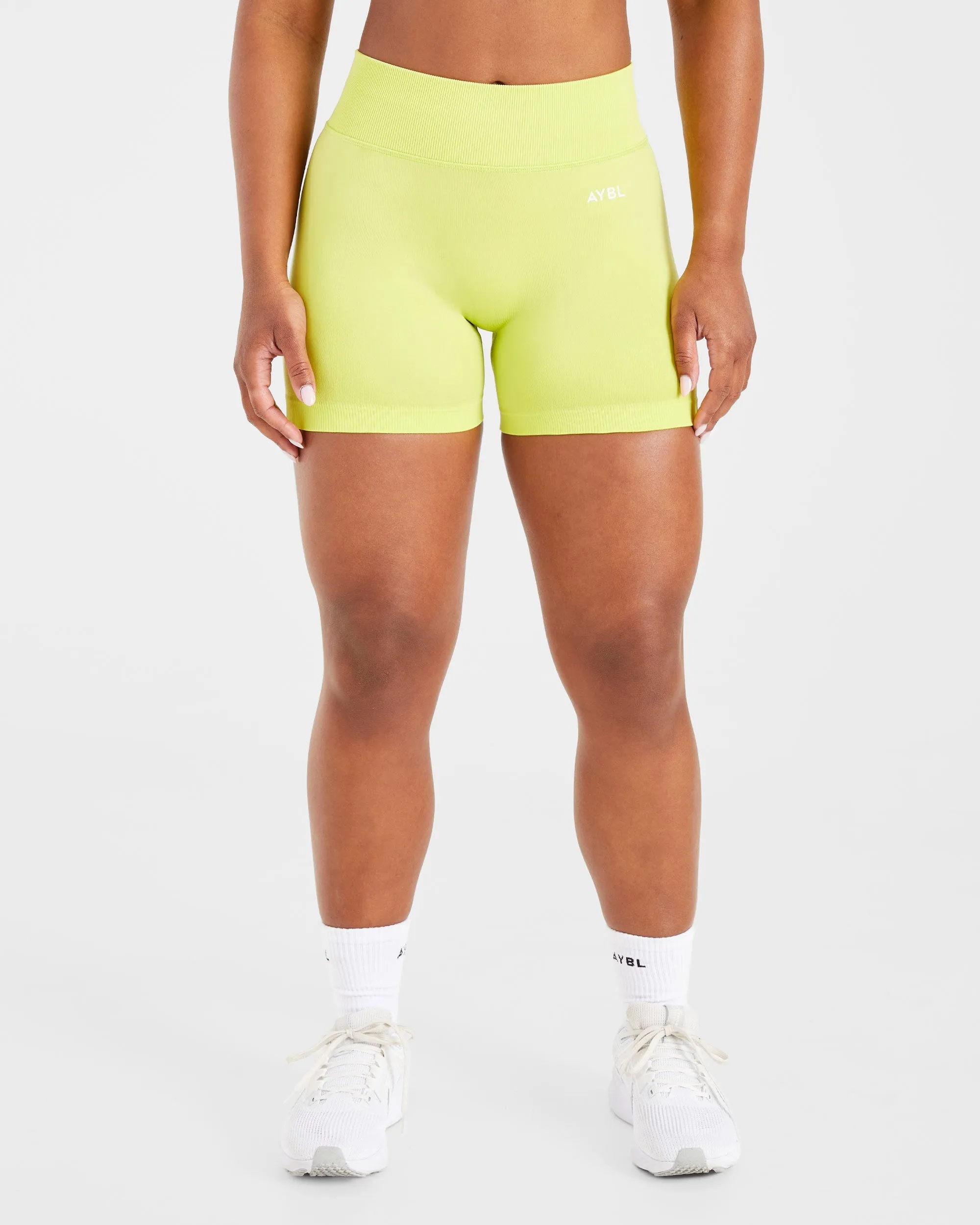 Adapt Seamless Shorts - Lime Green sold by AYBL product image thumbnail 2