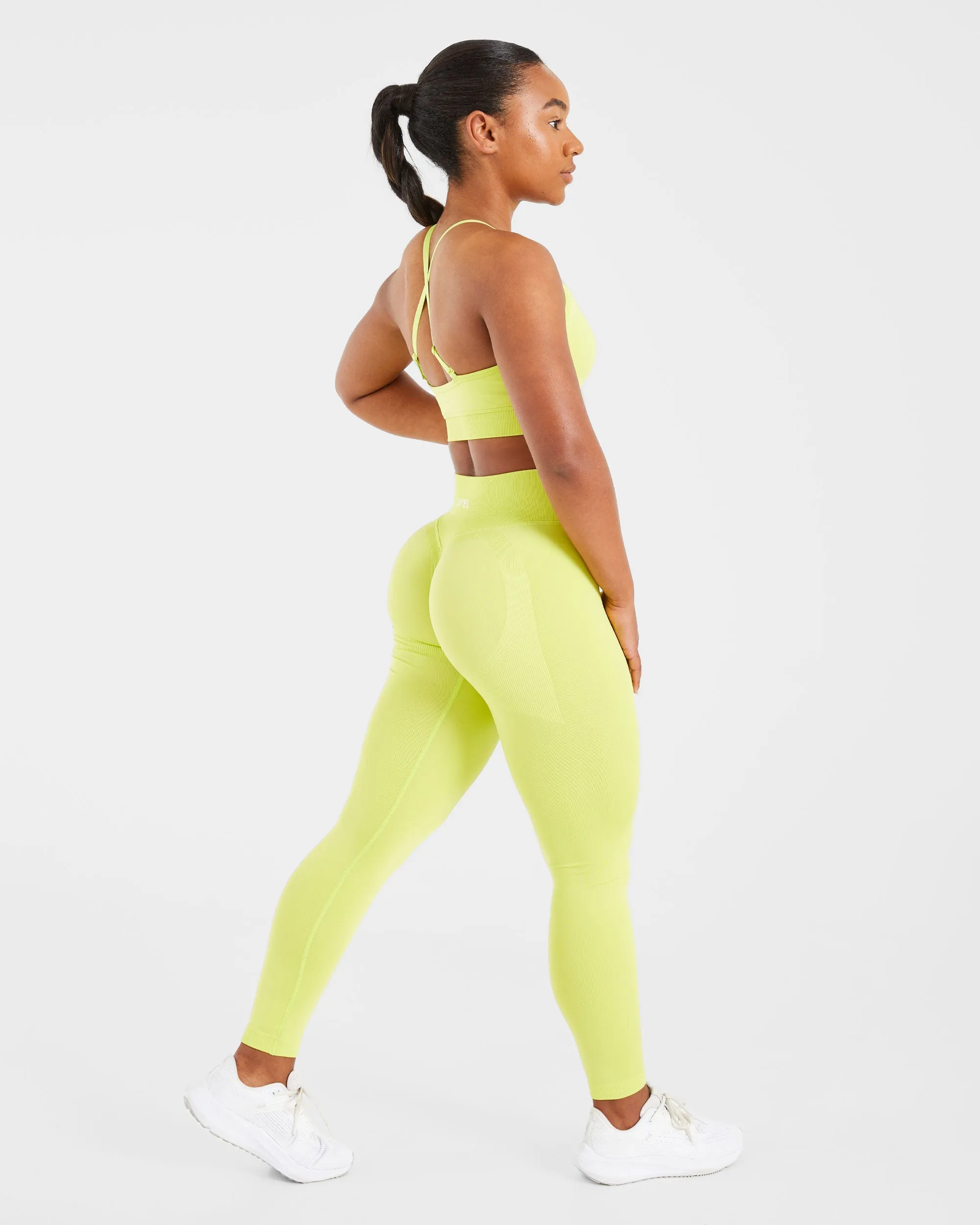 Adapt Seamless Leggings - Lime Green sold by AYBL product image thumbnail 3