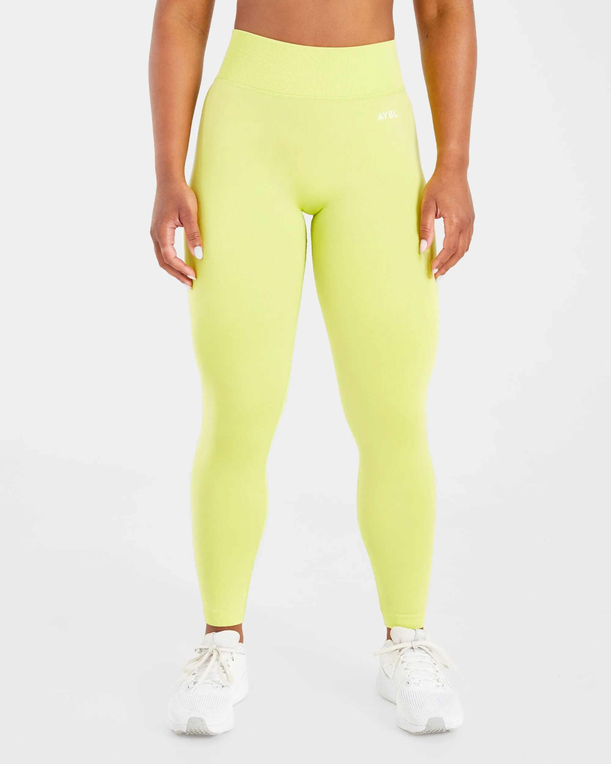 Adapt Seamless Leggings - Lime Green sold by AYBL product image thumbnail 2