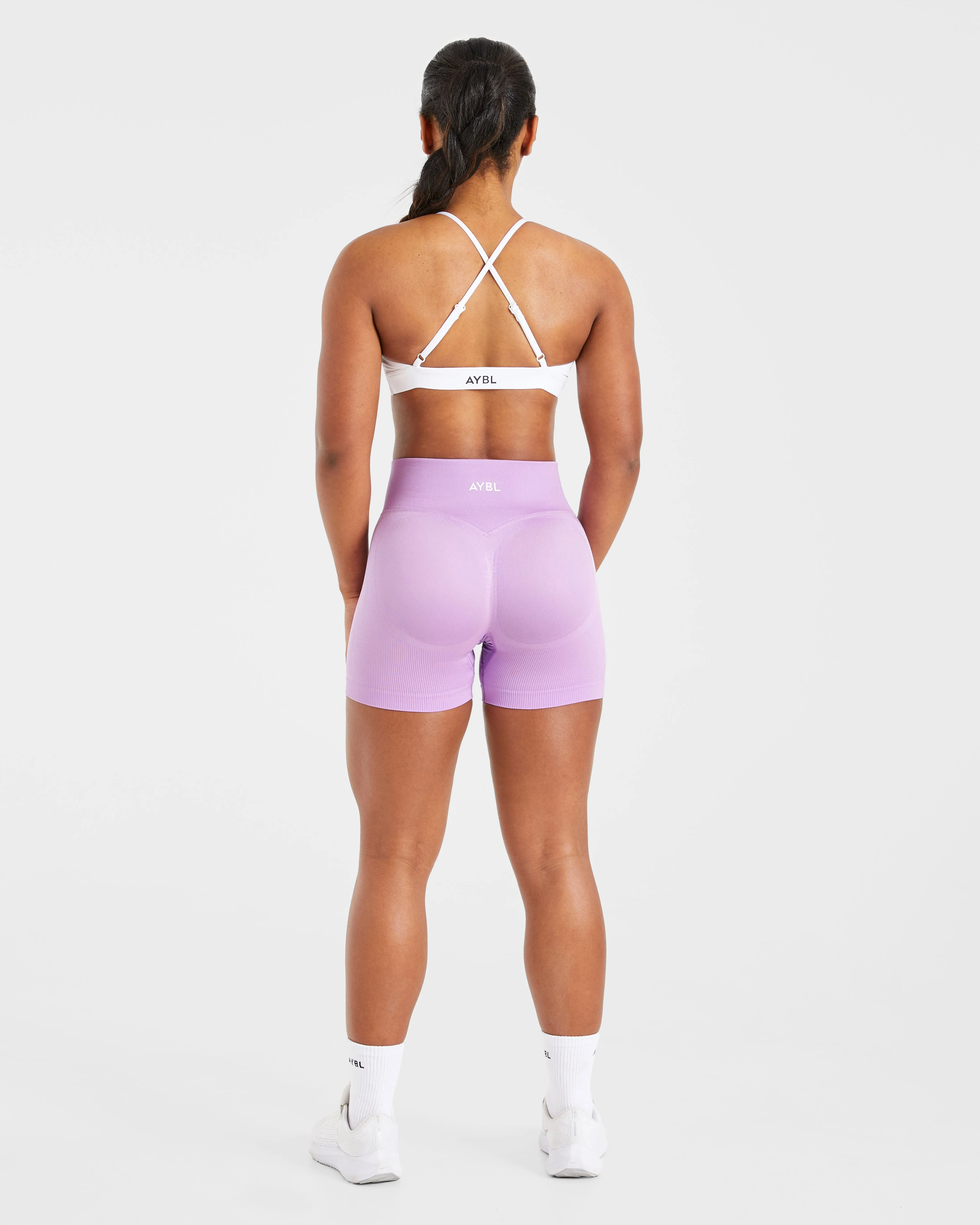 Essential Twist Crossback Sports Bra - White sold by AYBL product image thumbnail 4