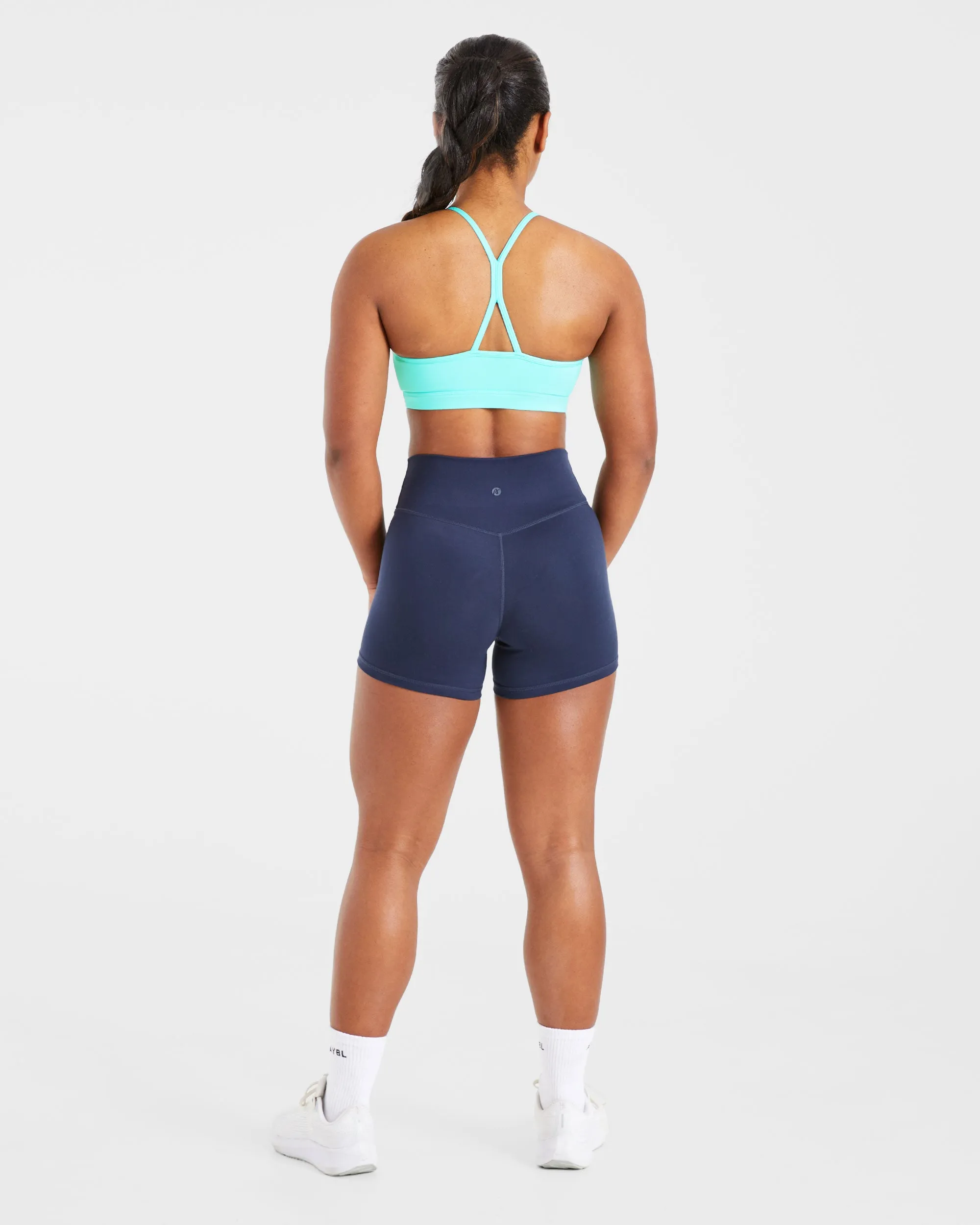 Essential Ruched Sports Bra - Aqua Blue sold by AYBL product image thumbnail 4