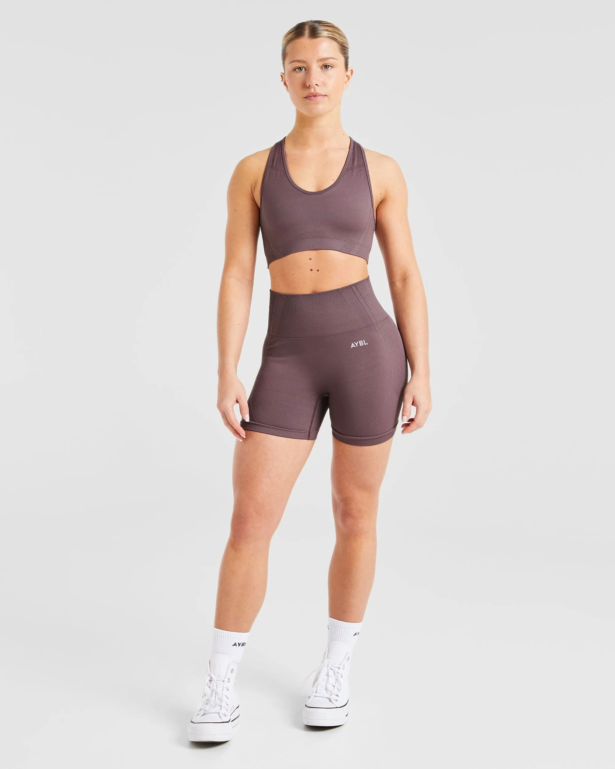Balance V3 Seamless Sports Bra - Coffee Bean sold by AYBL product image thumbnail 3