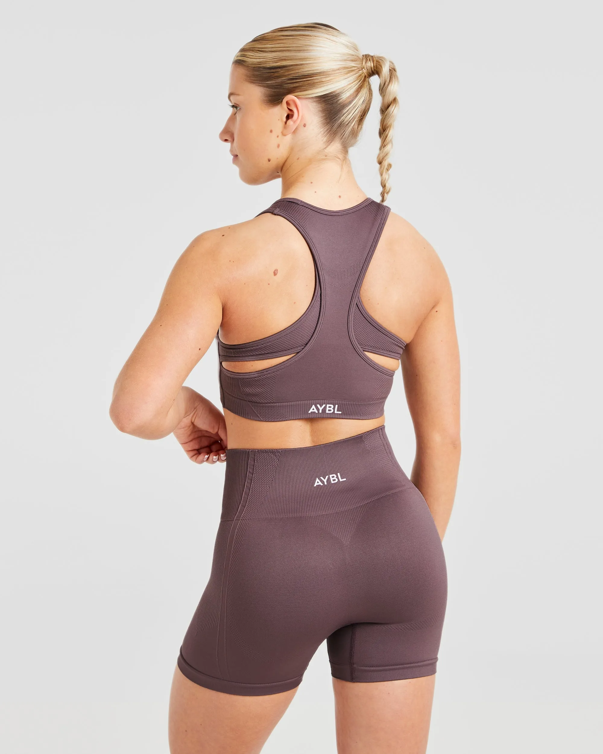 Balance V3 Seamless Sports Bra - Coffee Bean sold by AYBL product image thumbnail 2
