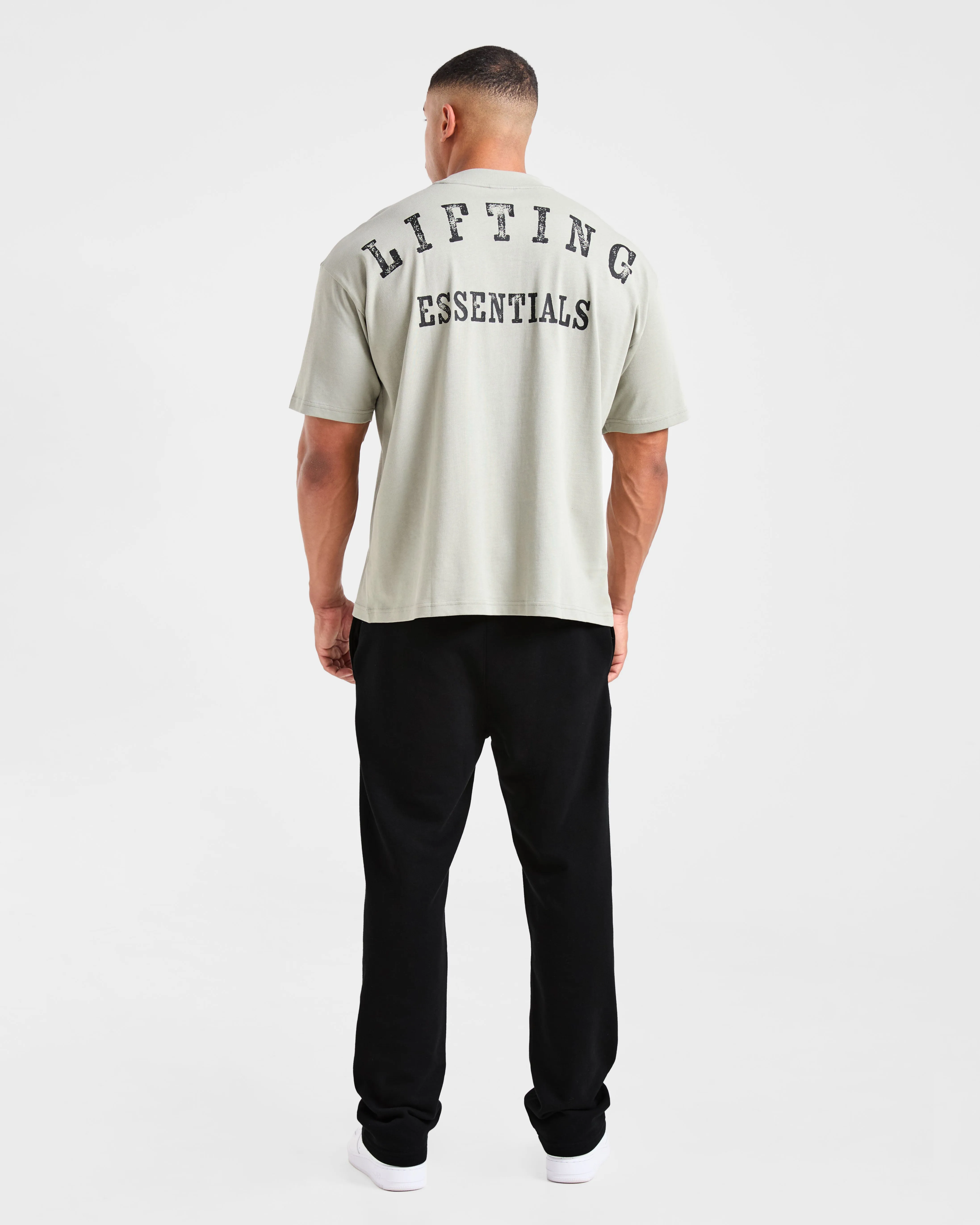 Lifting Essentials Oversized T Shirt - Stone Sage sold by AYBL product image thumbnail 4