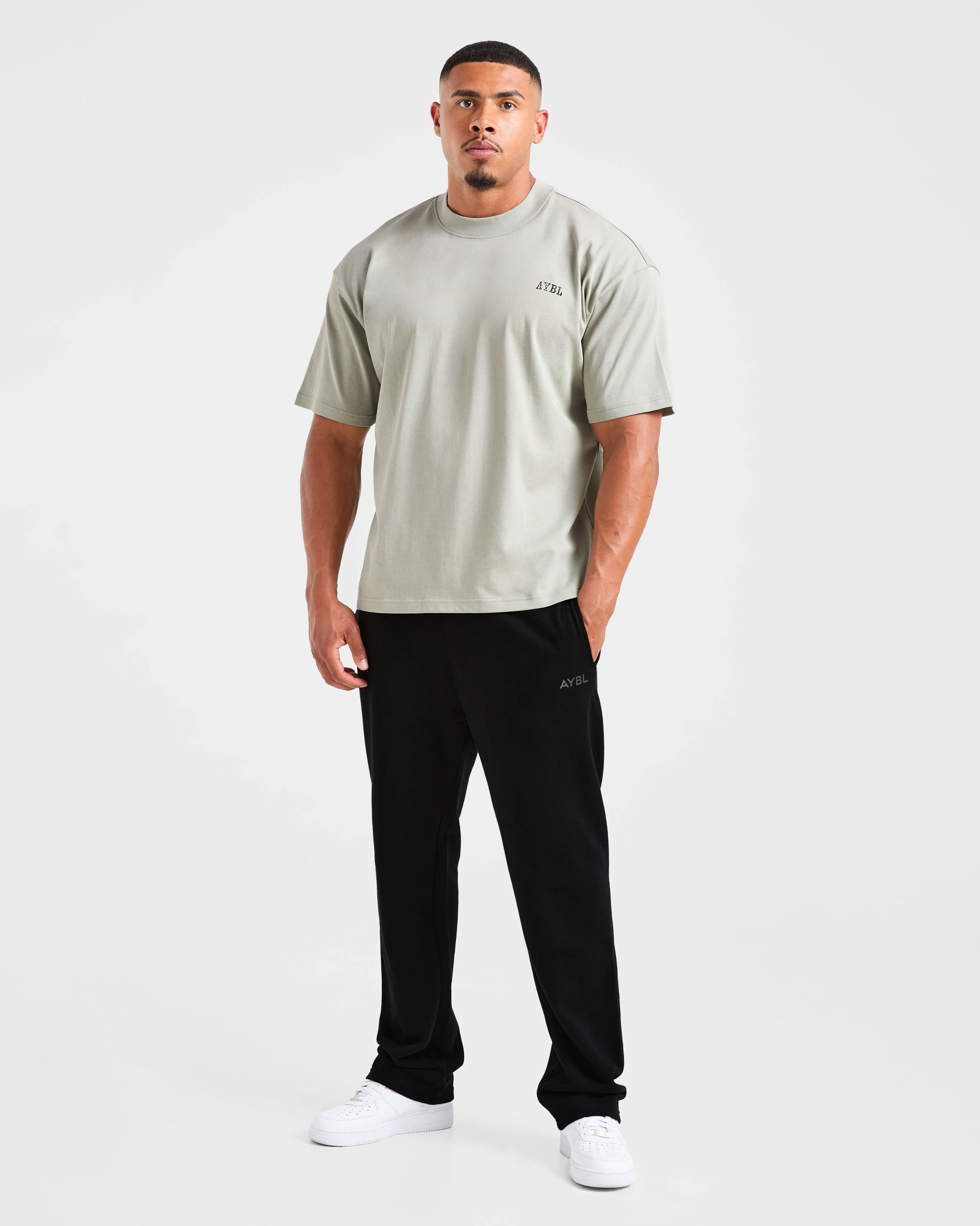 Lifting Essentials Oversized T Shirt - Stone Sage sold by AYBL product image thumbnail 3