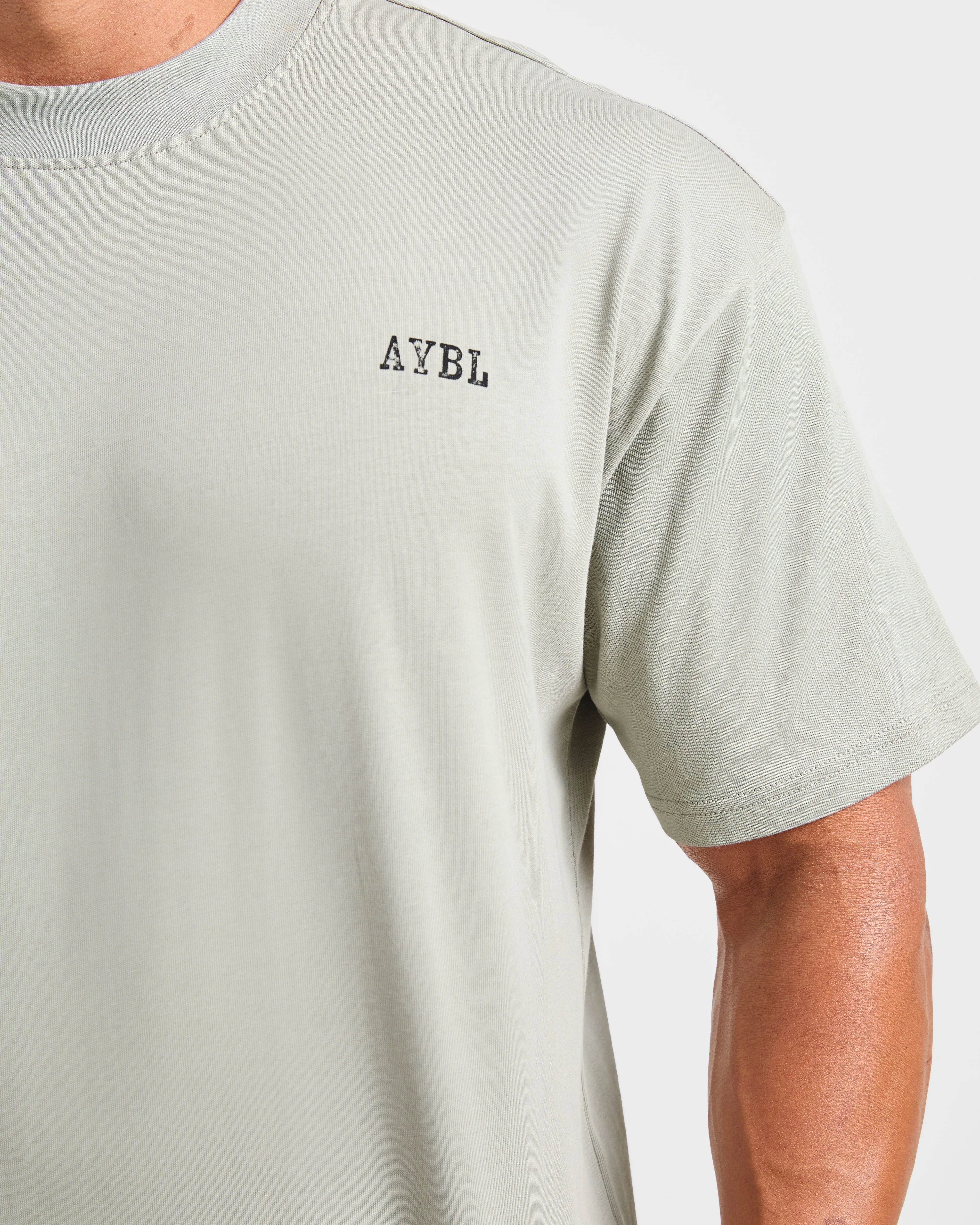 Lifting Essentials Oversized T Shirt - Stone Sage sold by AYBL product image thumbnail 5
