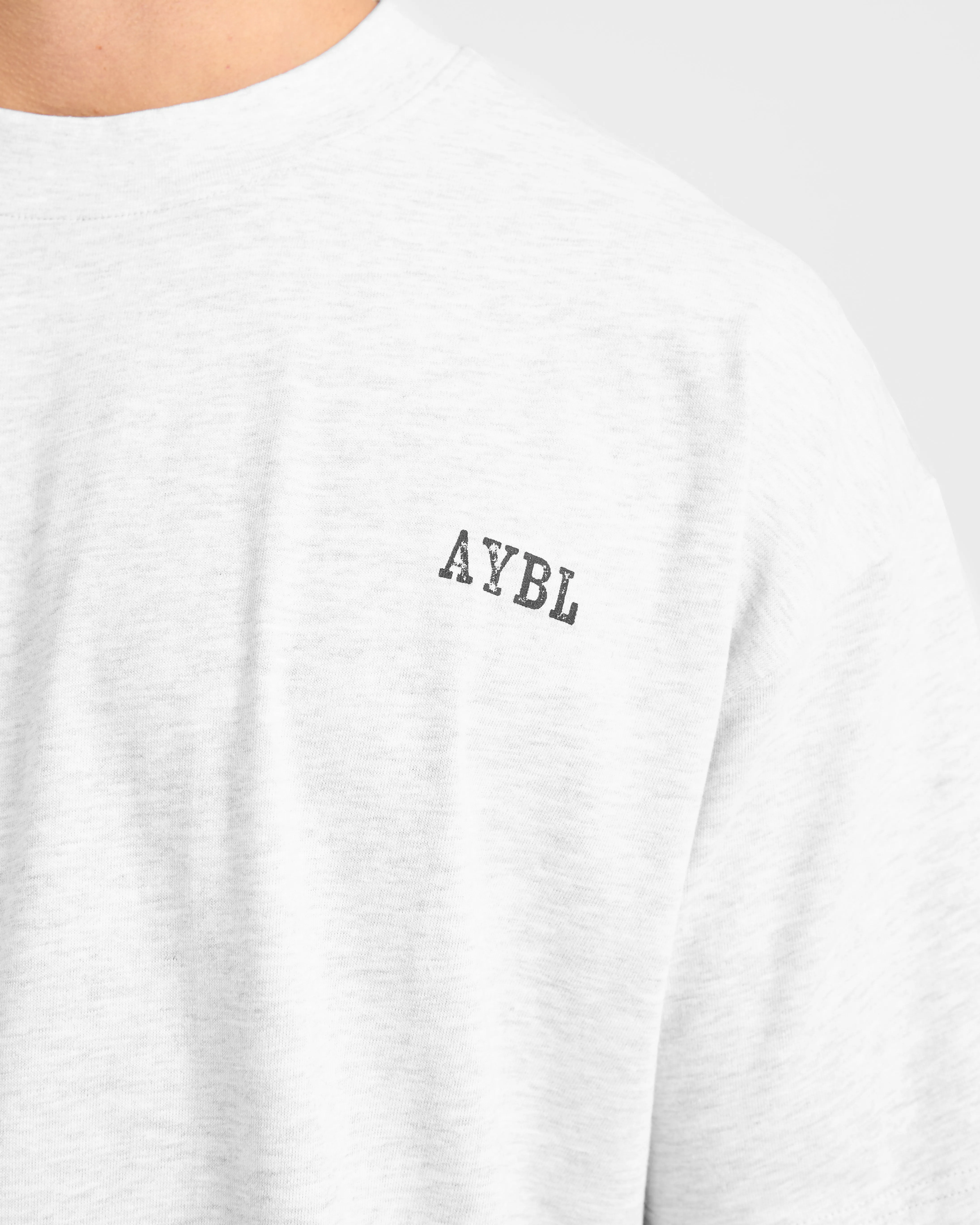 Lifting Essentials Oversized T Shirt - Grey Marl sold by AYBL product image thumbnail 5