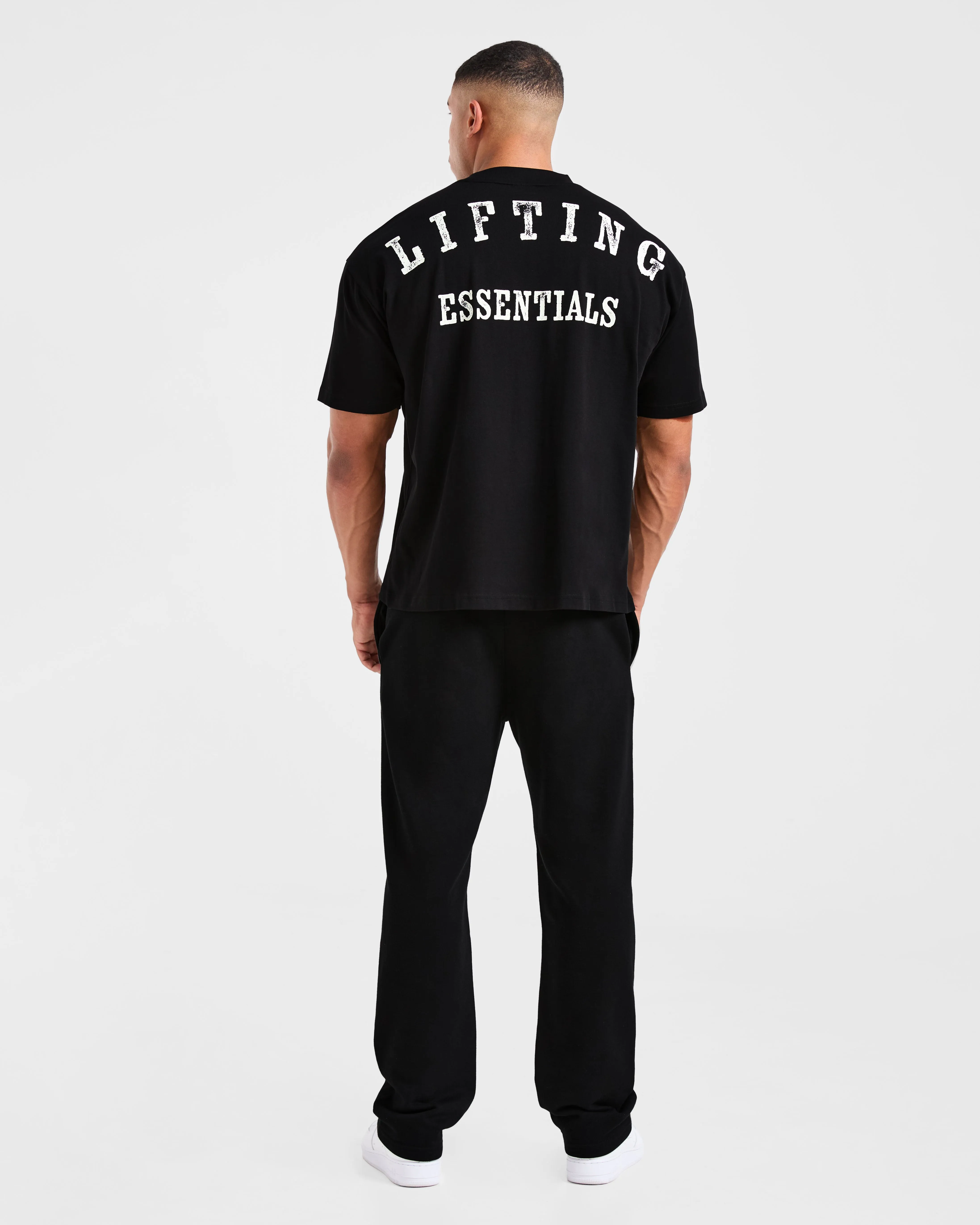 Lifting Essentials Oversized T Shirt - Black sold by AYBL product image thumbnail 4