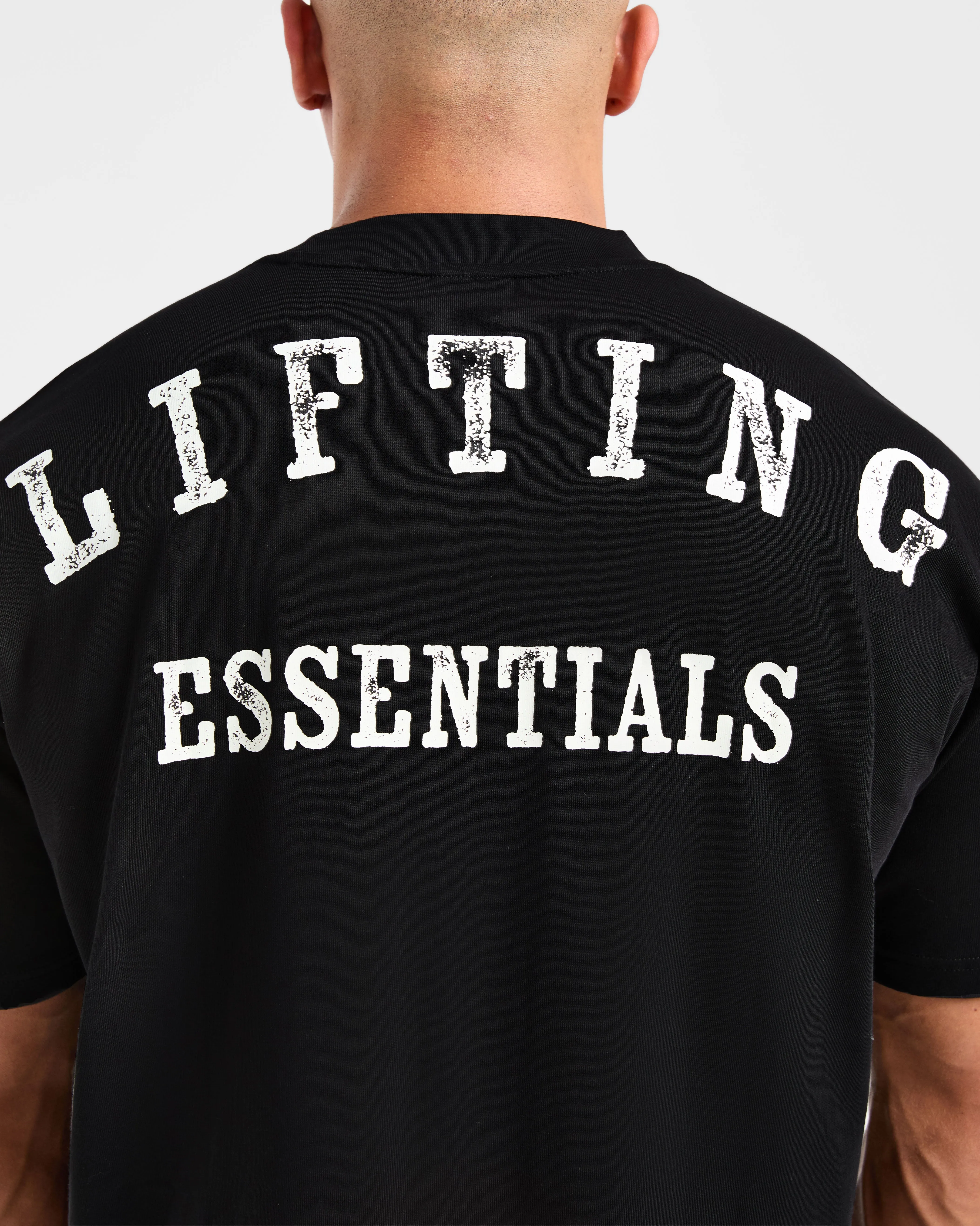 Lifting Essentials Oversized T Shirt - Black sold by AYBL product image thumbnail 5