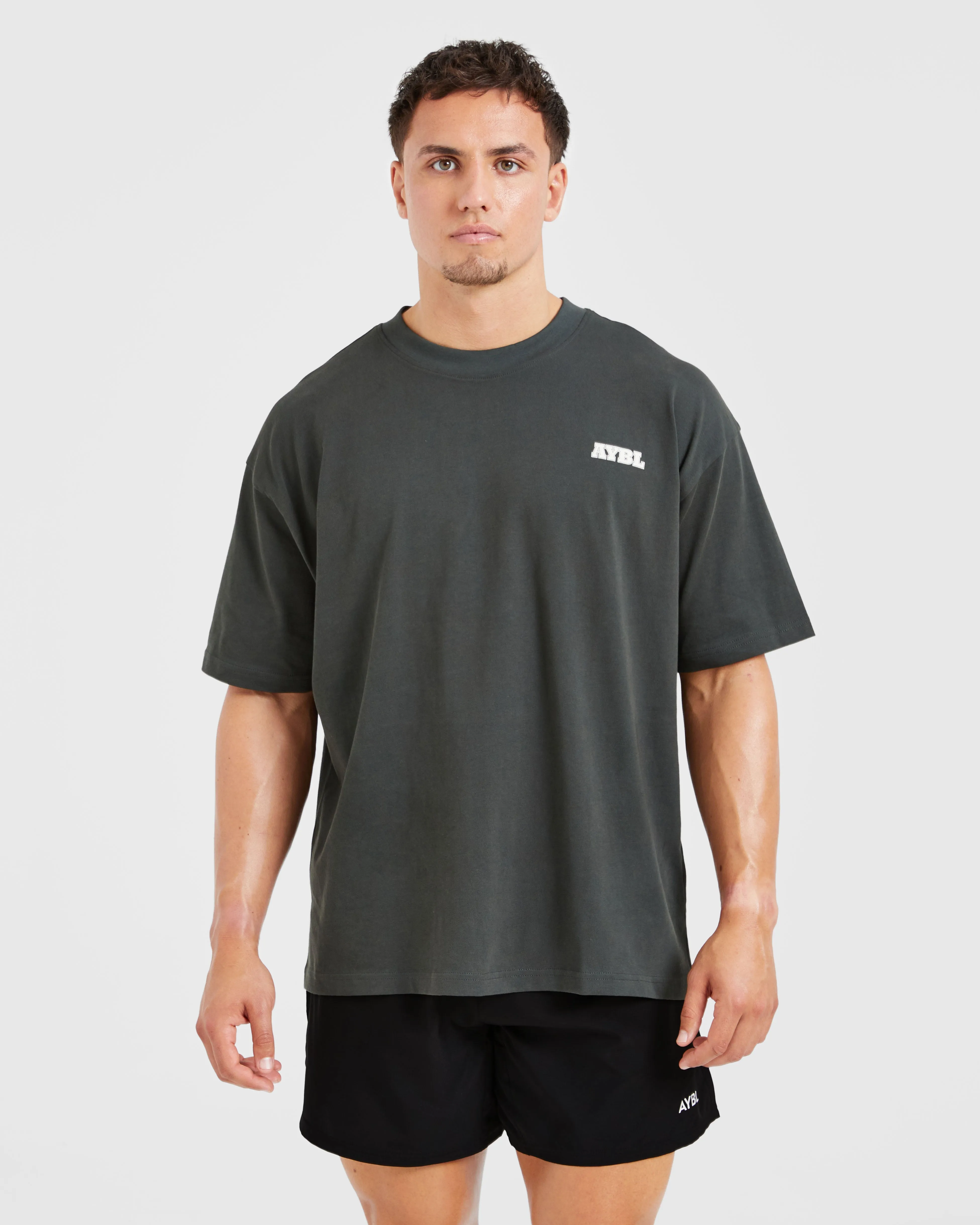Global Oversized T Shirt - Sea Moss sold by AYBL product image thumbnail 2