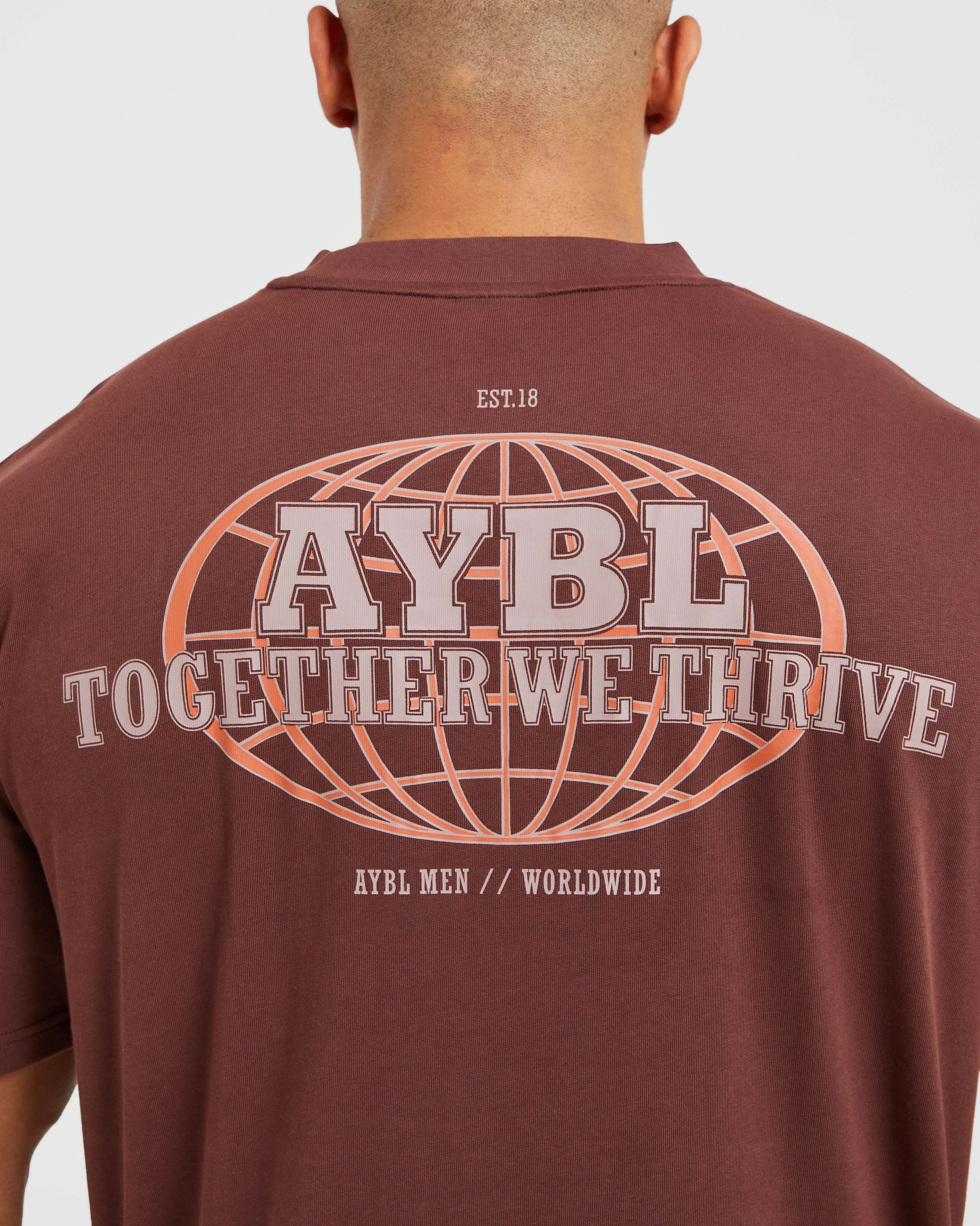 Global Oversized T Shirt - Burnt Red sold by AYBL product image thumbnail 5