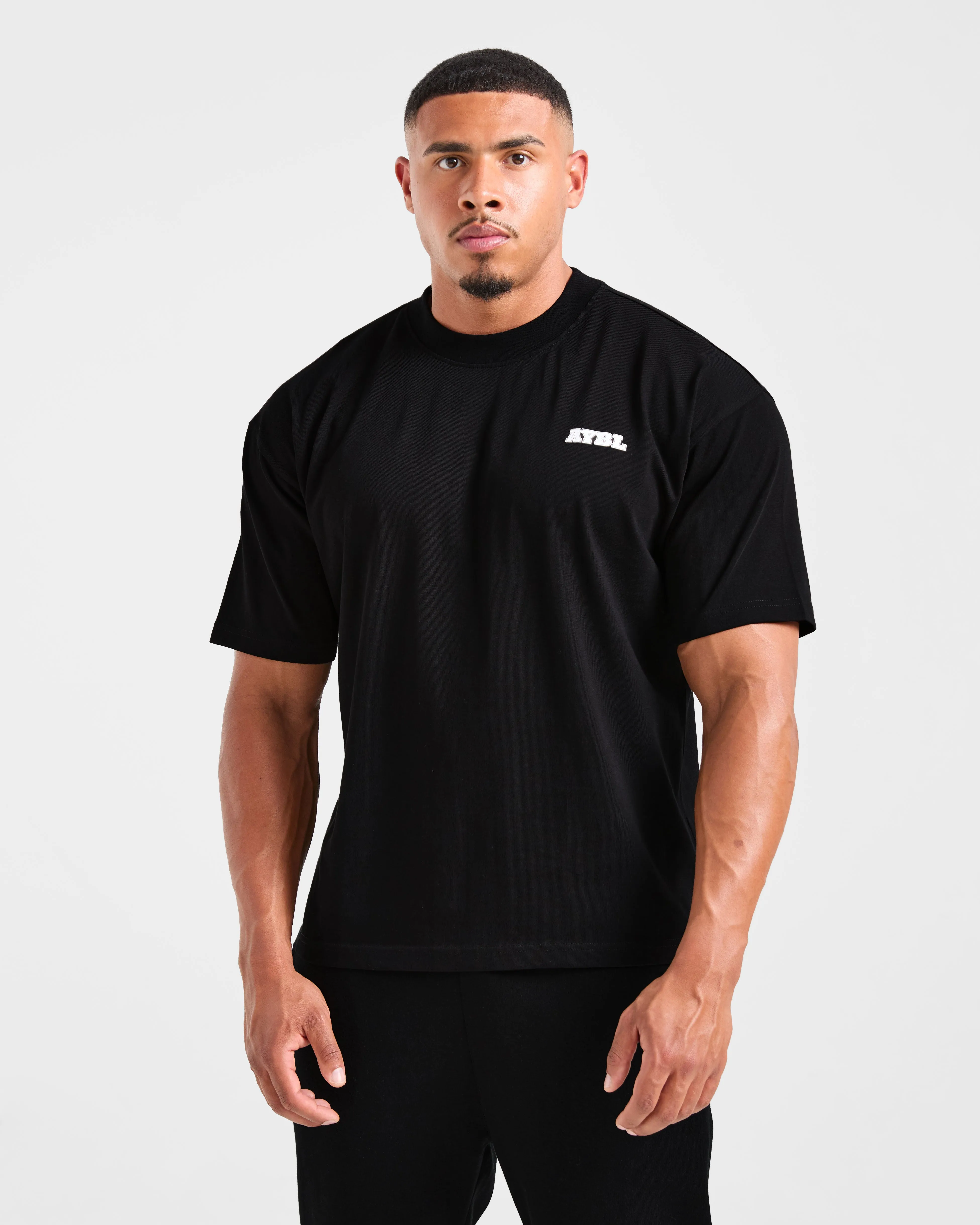 Global Oversized T Shirt - Black/Red sold by AYBL product image thumbnail 2