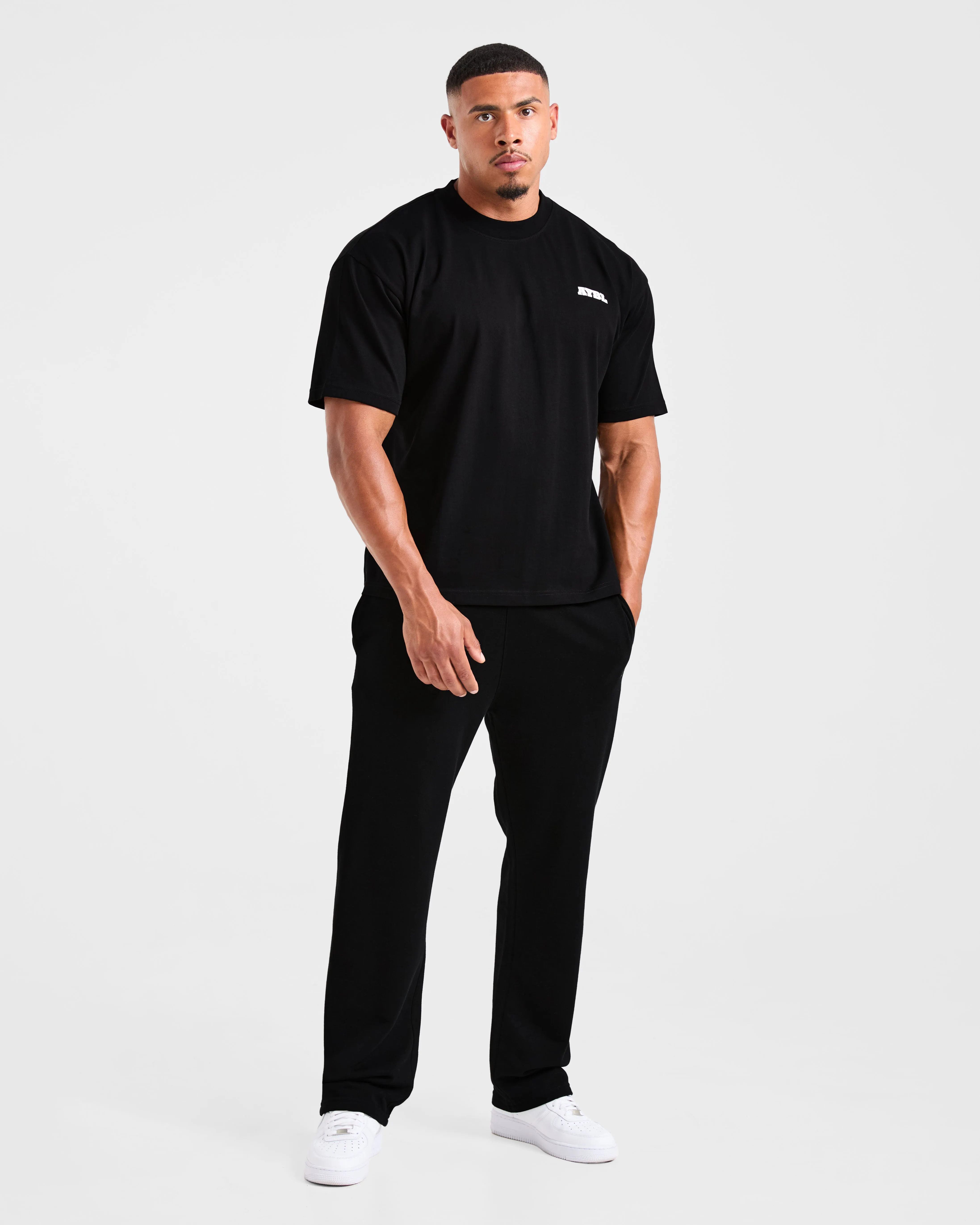 Global Oversized T Shirt - Black/Red sold by AYBL product image thumbnail 3