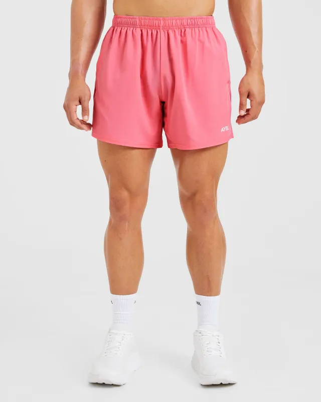 Core 5" Shorts - Coral sold by AYBL