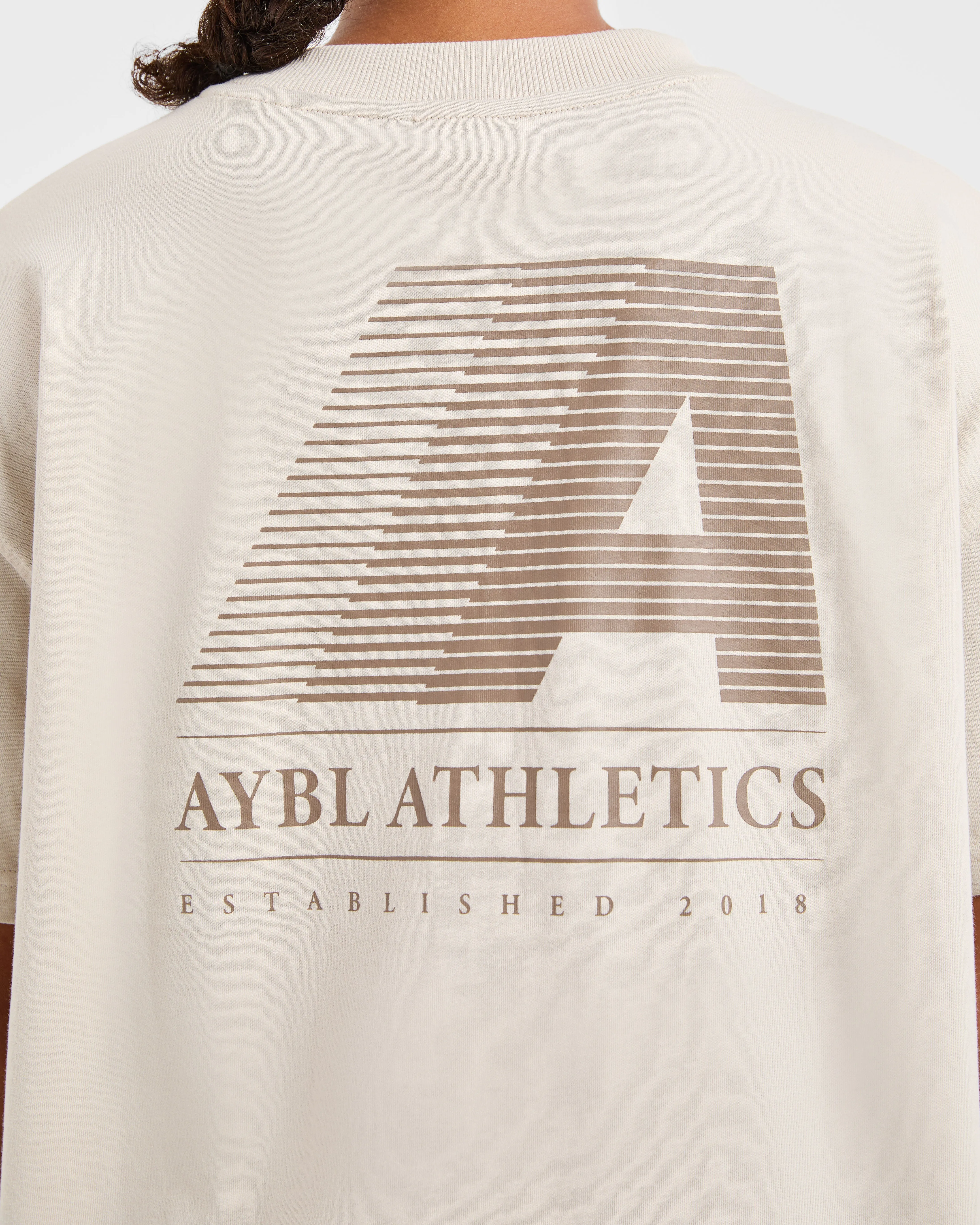 Retro Athletics Oversized T Shirt - Sand sold by AYBL product image thumbnail 5