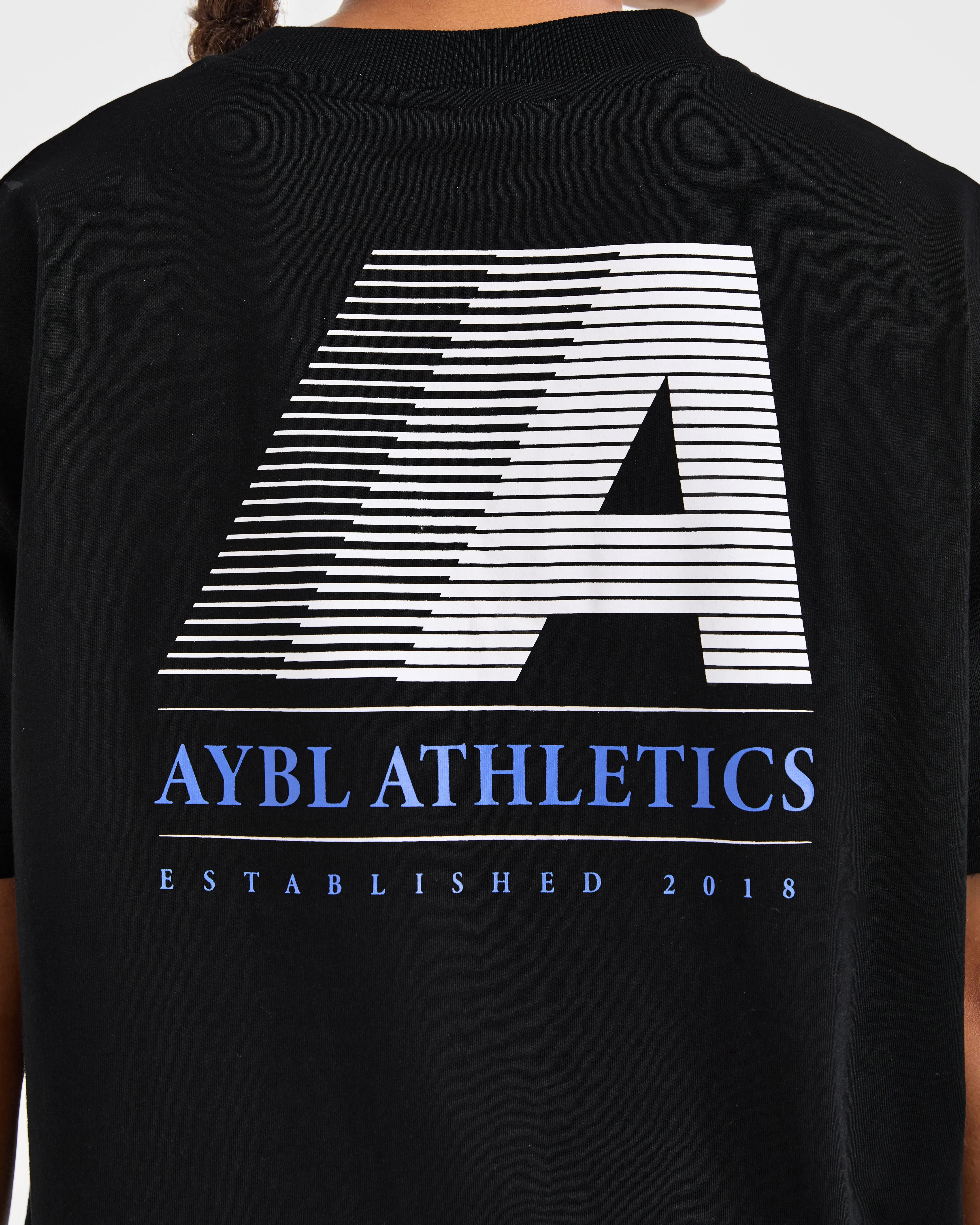 Retro Athletics Oversized T Shirt - Black sold by AYBL product image thumbnail 5