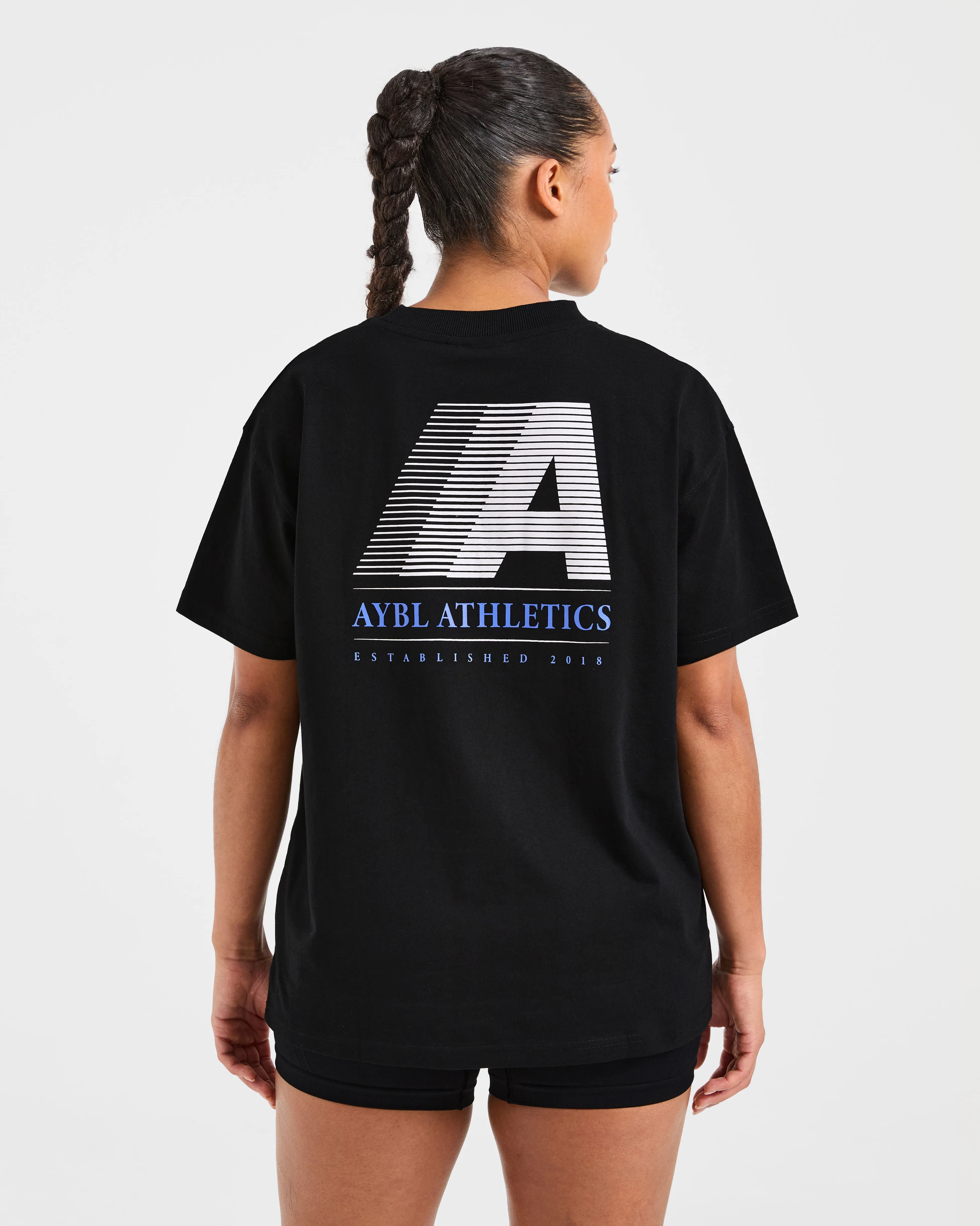 Retro Athletics Oversized T Shirt - Black sold by AYBL