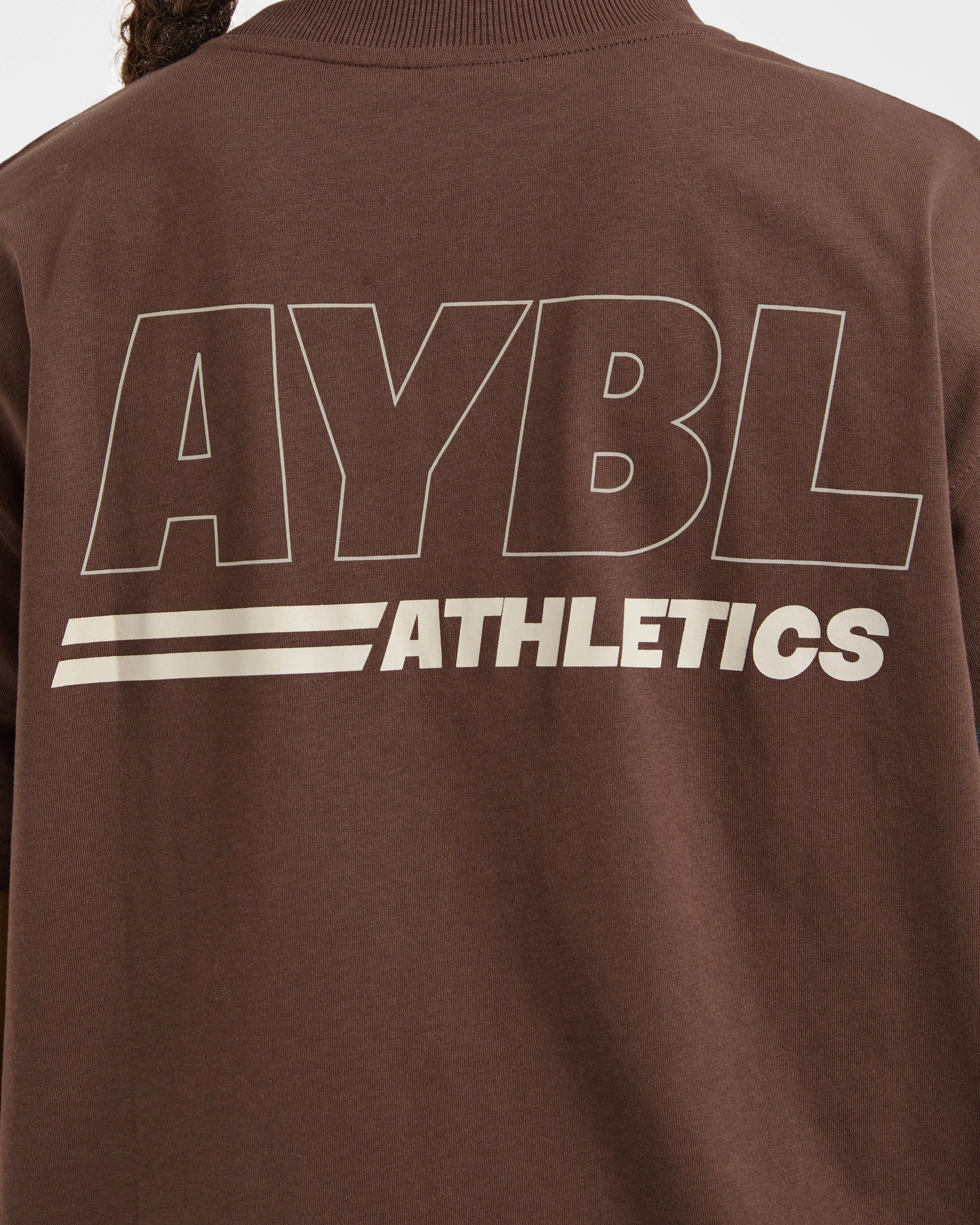 Athletics Track Oversized T Shirt - Brown/Sand sold by AYBL product image thumbnail 5