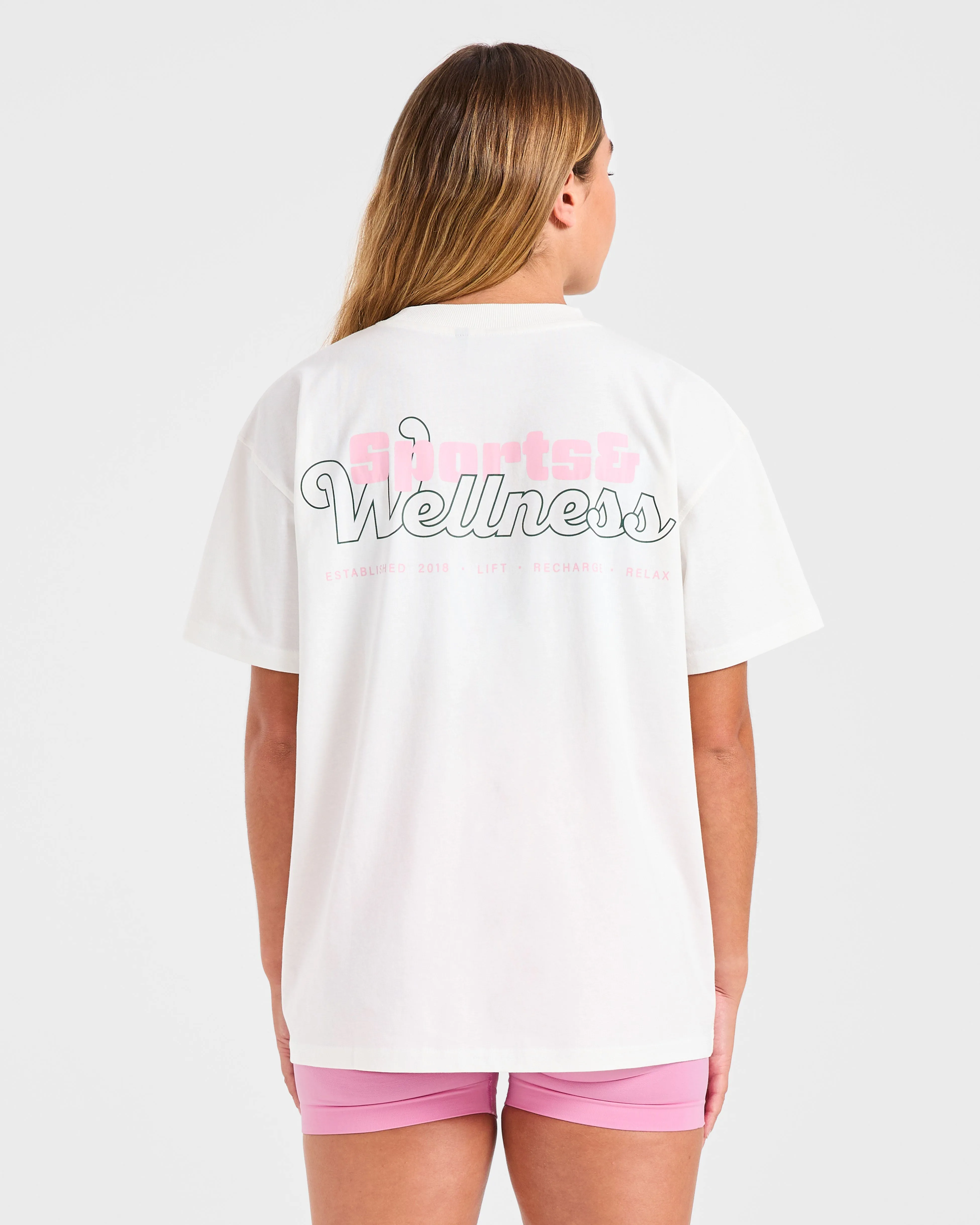 Sports Wellness Oversized T Shirt - Off White sold by AYBL