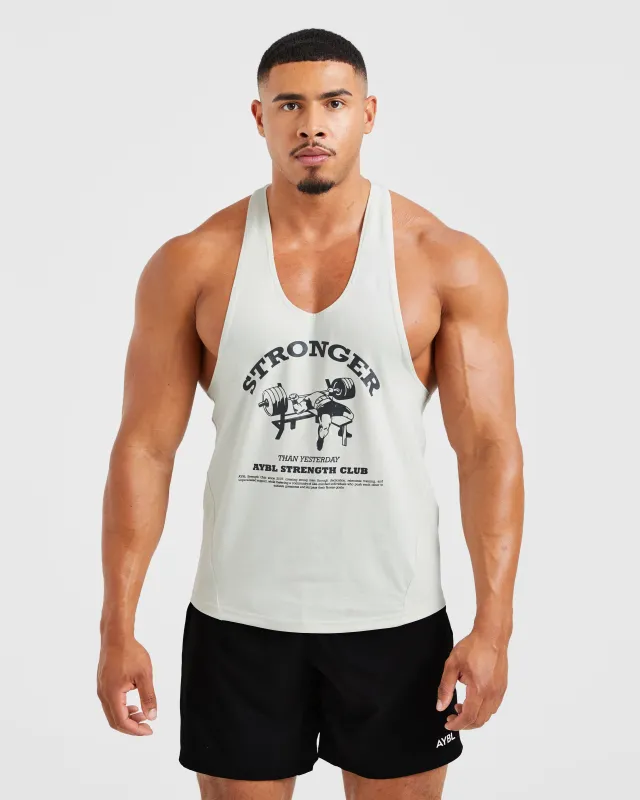 Bench Press Stringer - Muted Mint sold by AYBL