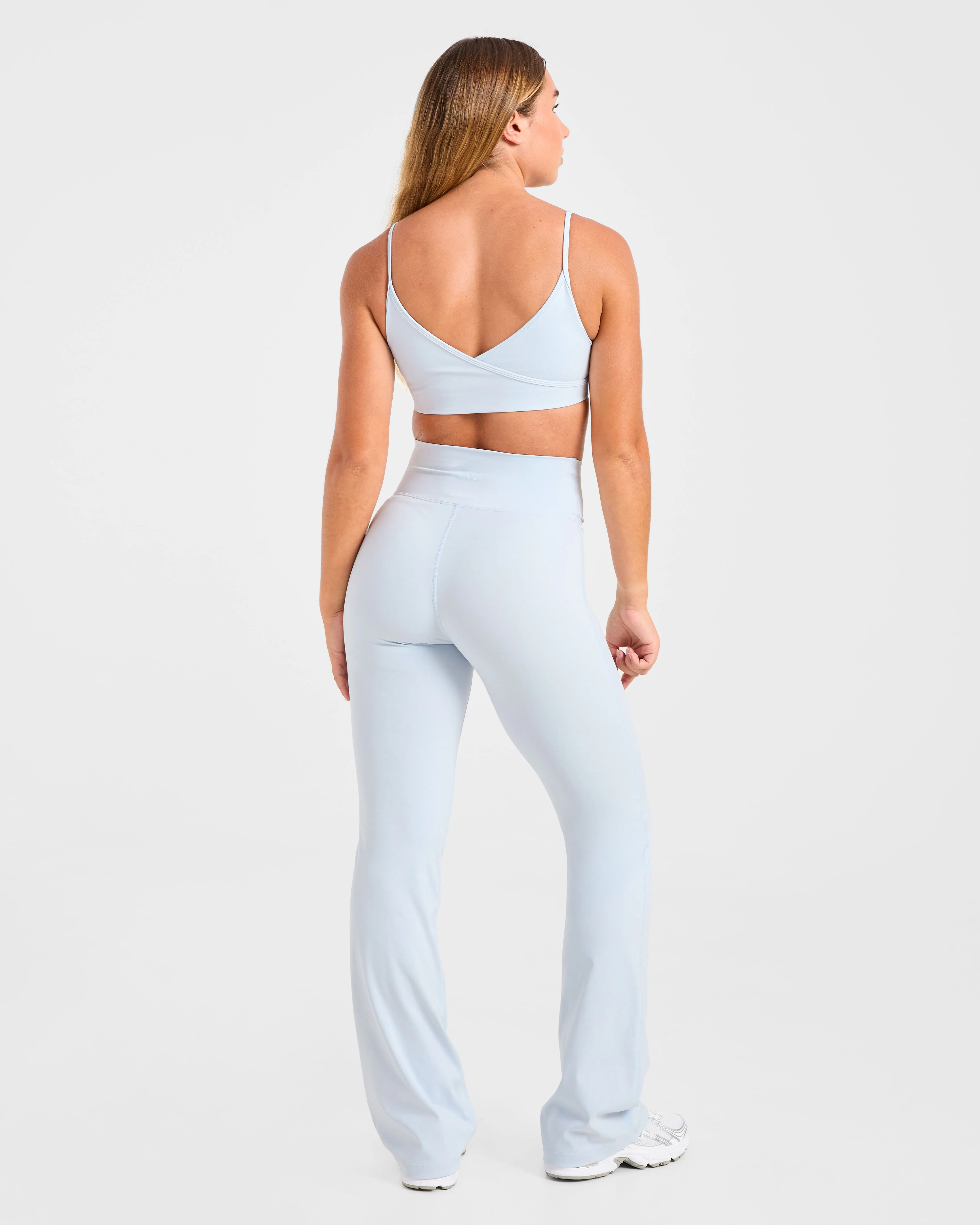 Sculpt Wrap Flared Leggings - Iced Blue sold by AYBL product image thumbnail 4