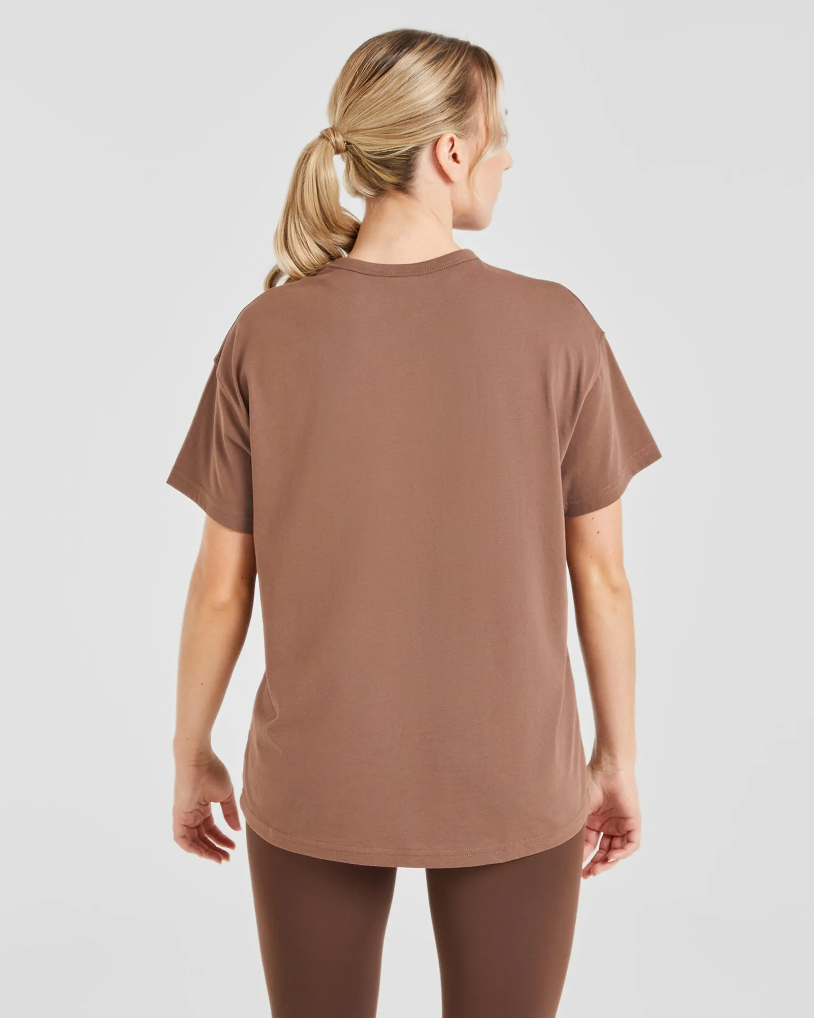 Varsity Oversized T Shirt - Brown sold by AYBL product image thumbnail 2