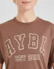 Varsity Oversized T Shirt - Brown sold by AYBL