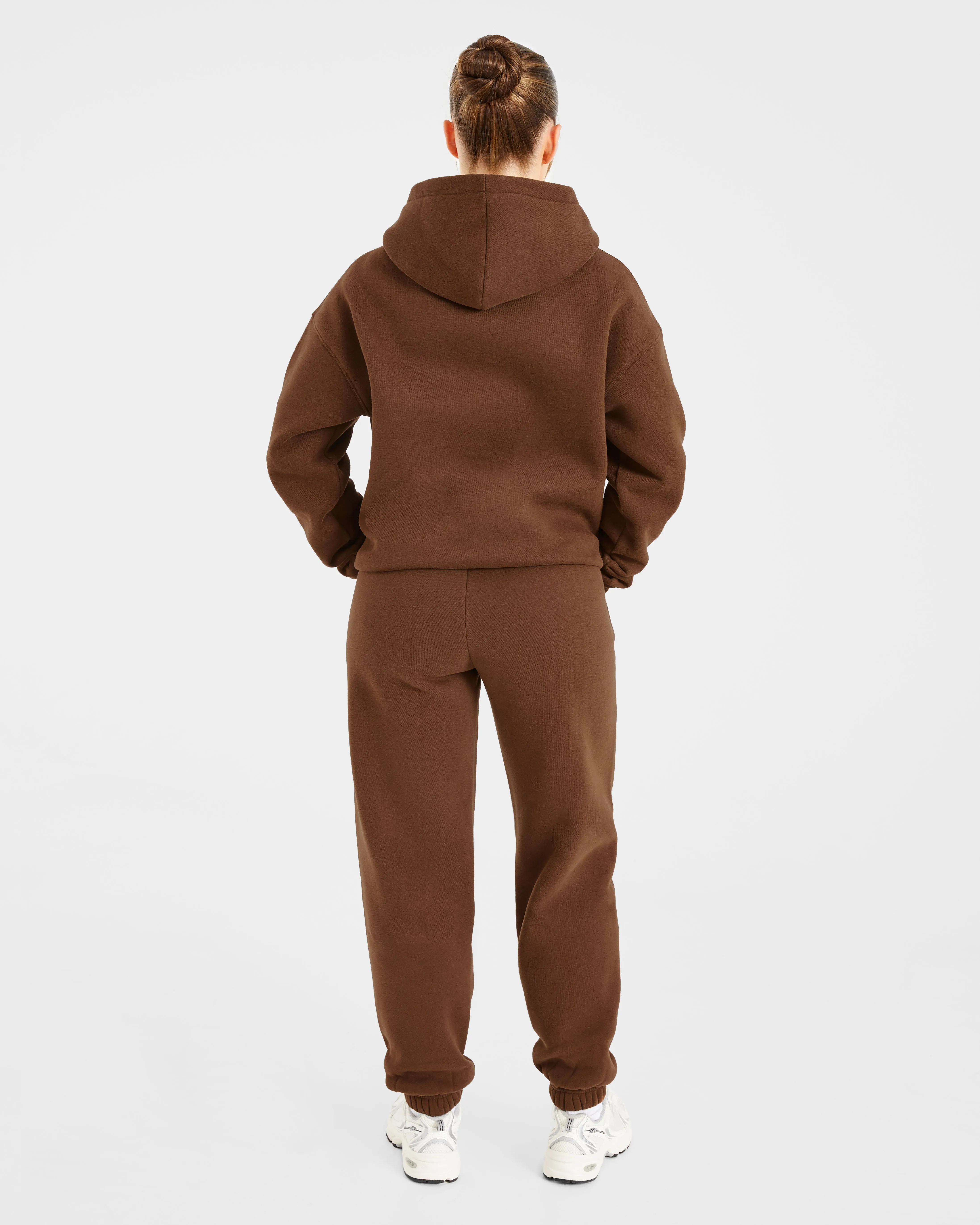 Retro Embroidered Oversized Joggers - Brown sold by AYBL product image thumbnail 4