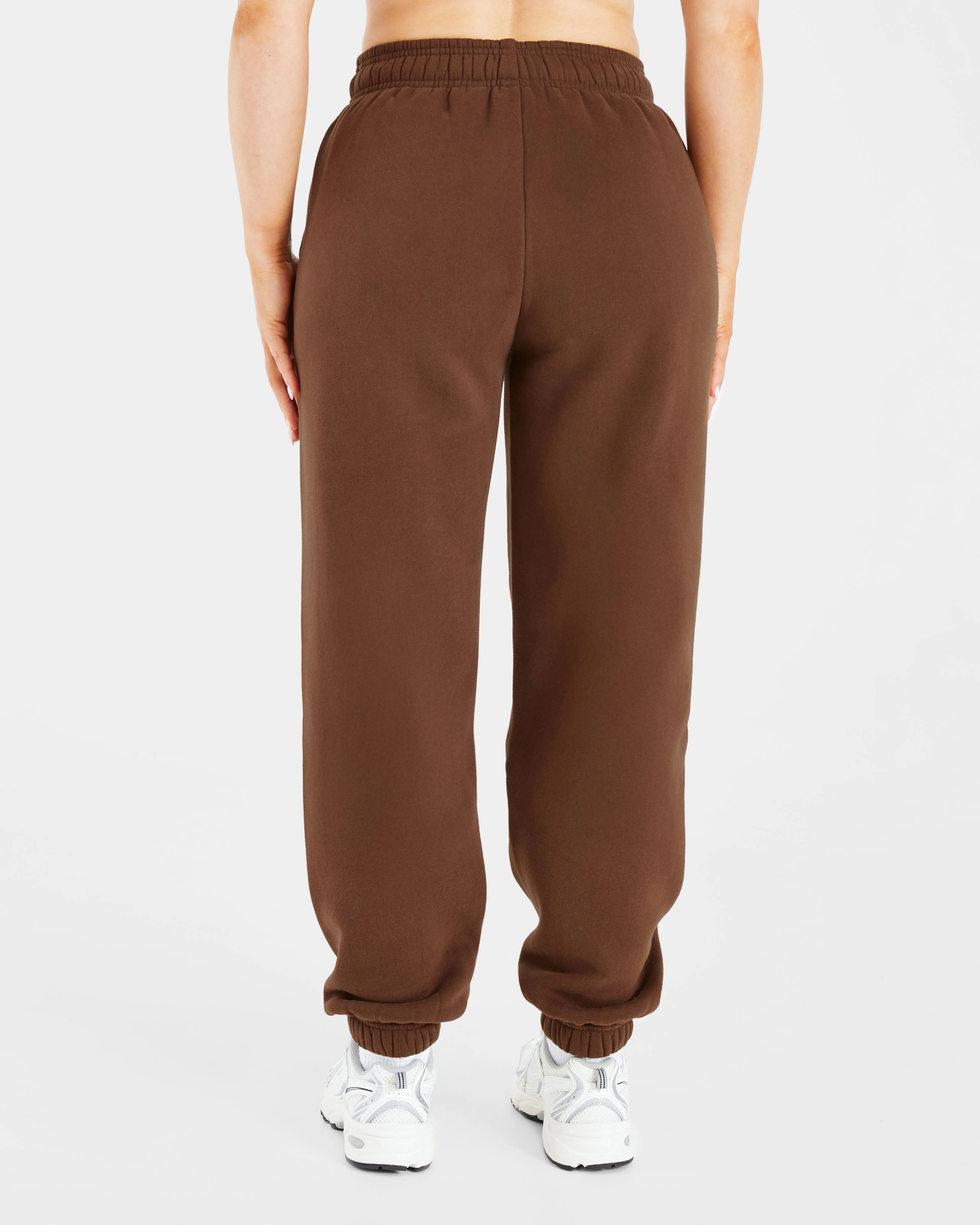 Retro Embroidered Oversized Joggers - Brown sold by AYBL product image thumbnail 2