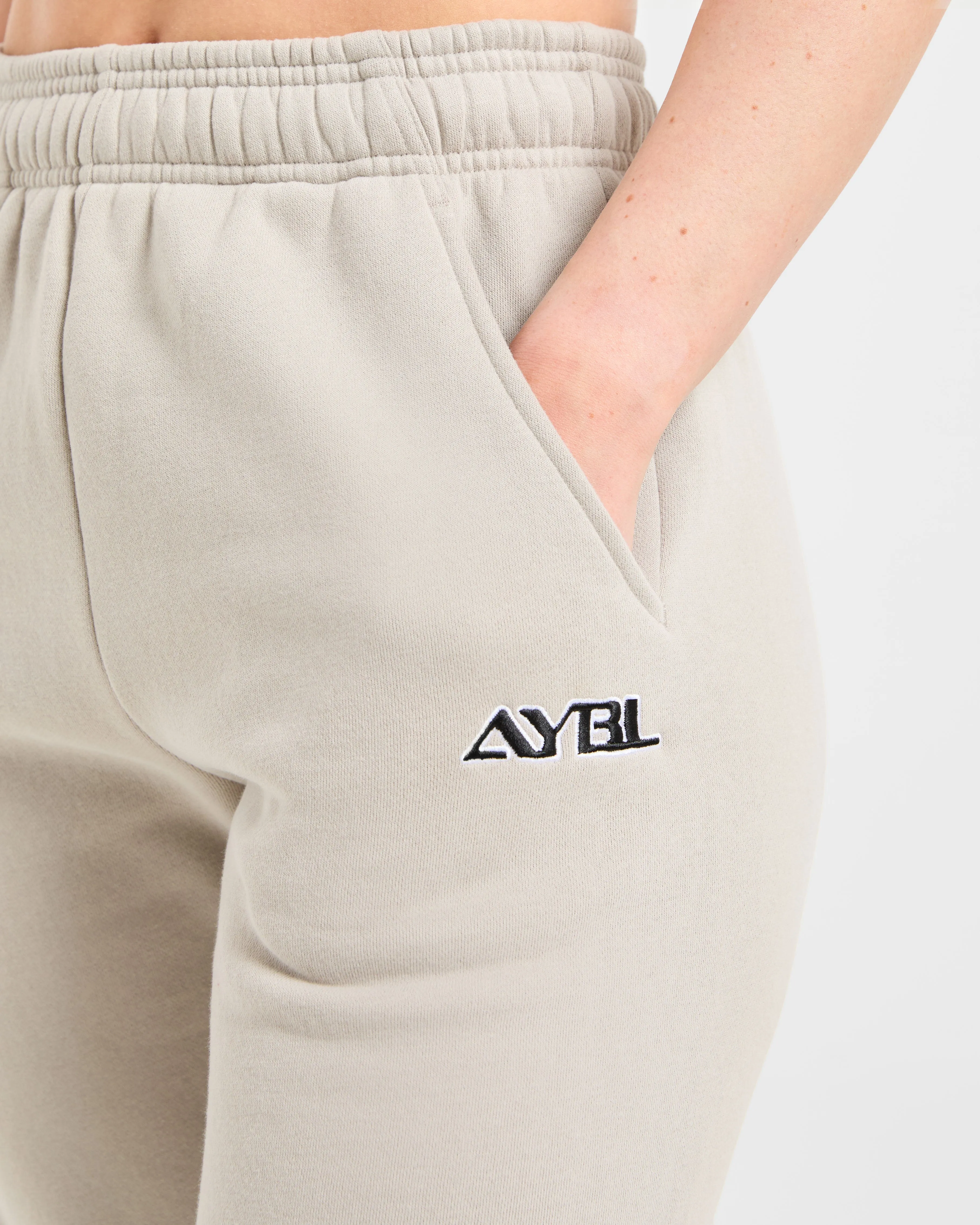 Retro Embroidered Oversized Joggers - Taupe Grey sold by AYBL product image thumbnail 5