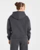 Retro Embroidered Oversized Hoodie - Charcoal sold by AYBL