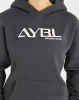 Retro Embroidered Oversized Hoodie - Charcoal sold by AYBL