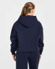 Retro Embroidered Oversized Hoodie - Navy sold by AYBL
