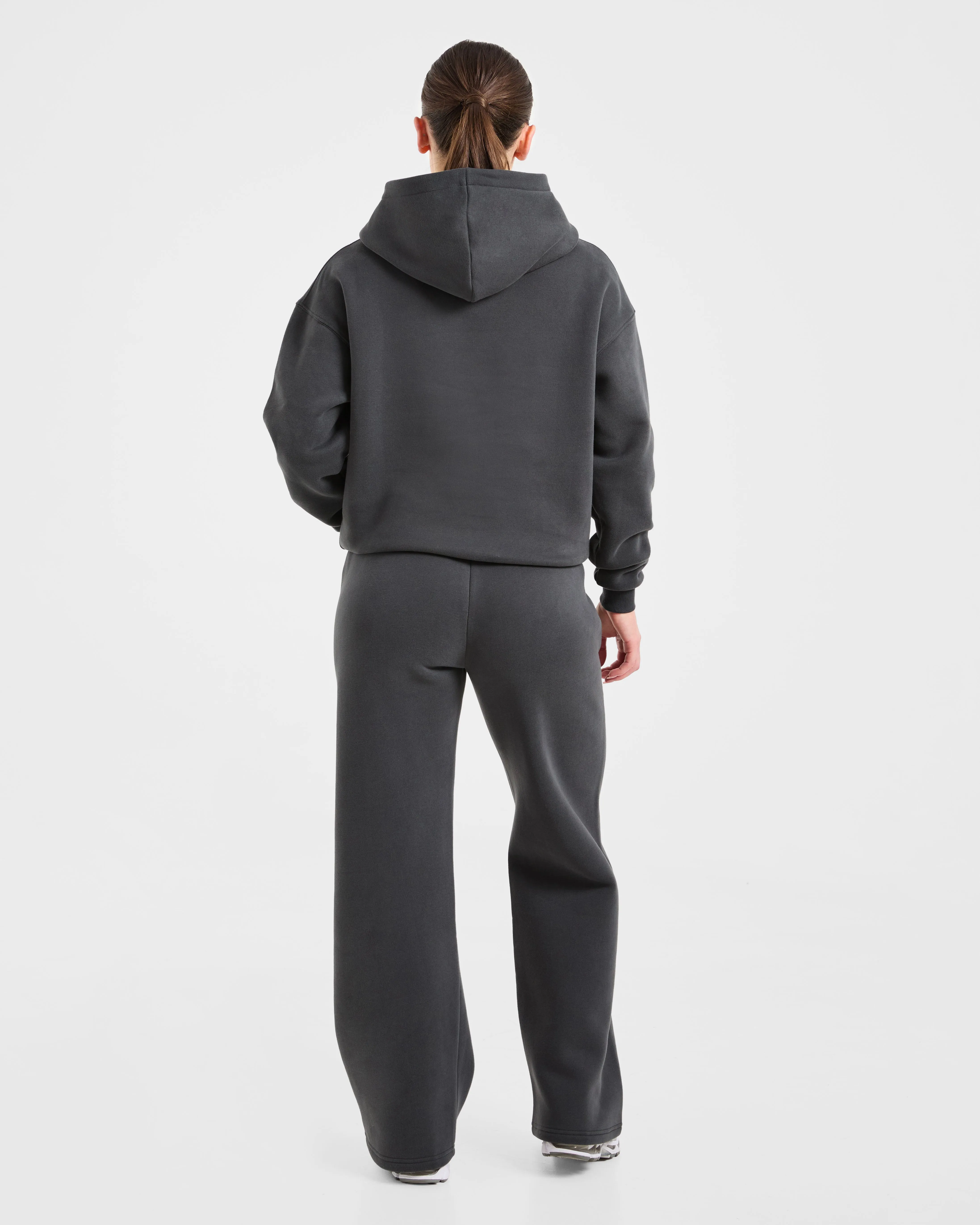 AYBL Sports Outline Oversized Straight Leg Joggers - Charcoal sold by AYBL product image thumbnail 5