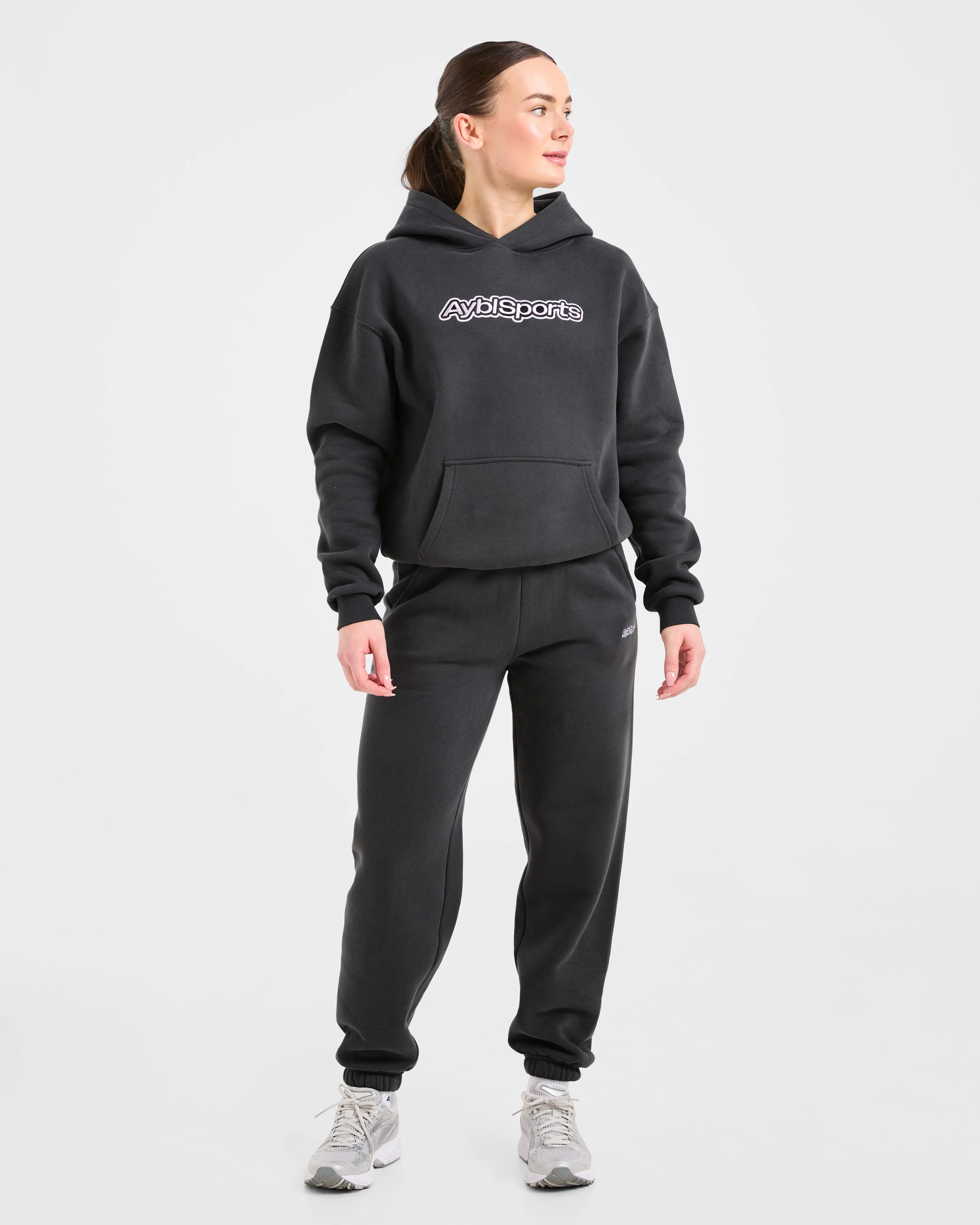 AYBL Sports Outline Oversized Joggers - Charcoal sold by AYBL product image thumbnail 3