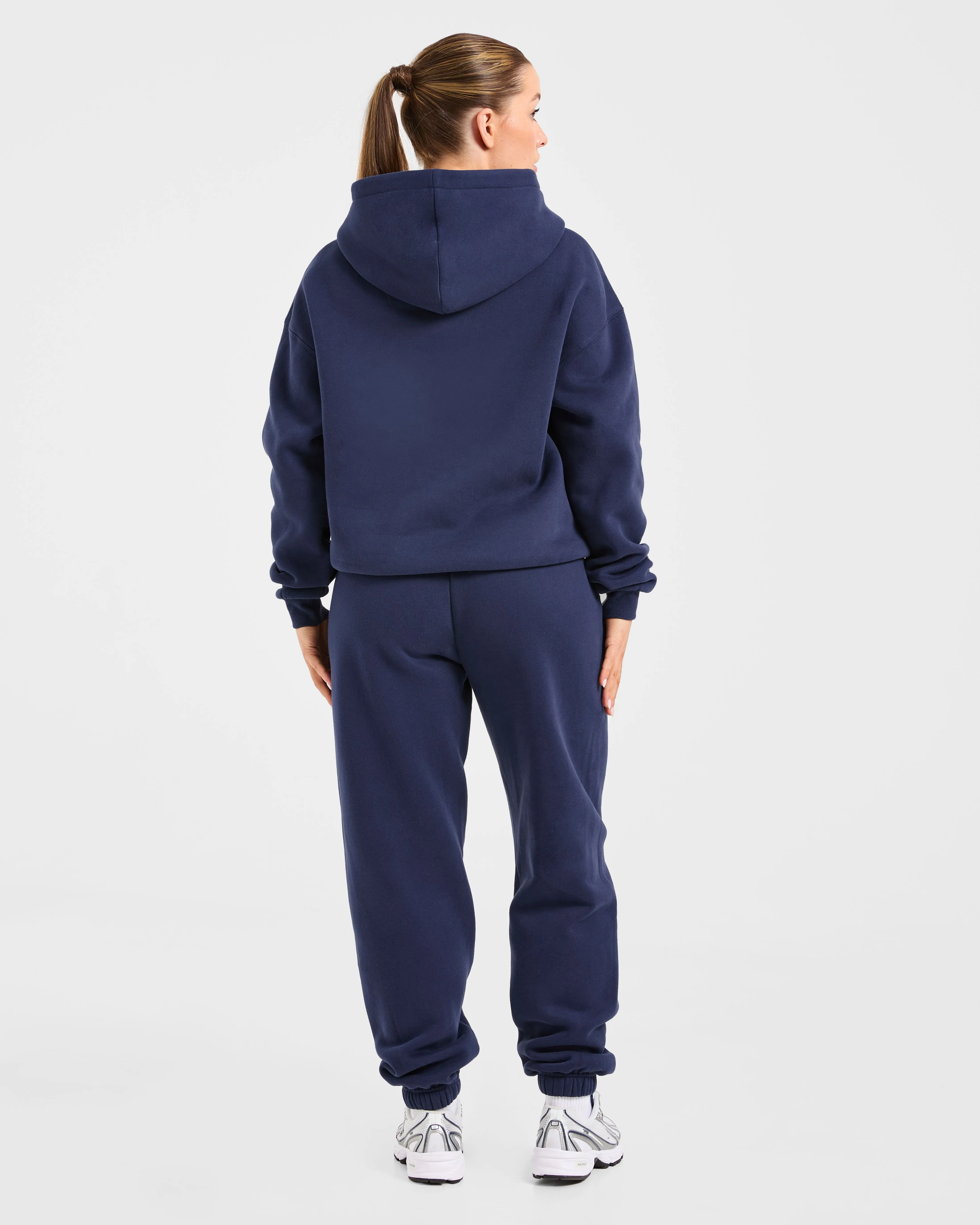 AYBL Sports Outline Oversized Joggers - Navy sold by AYBL product image thumbnail 4