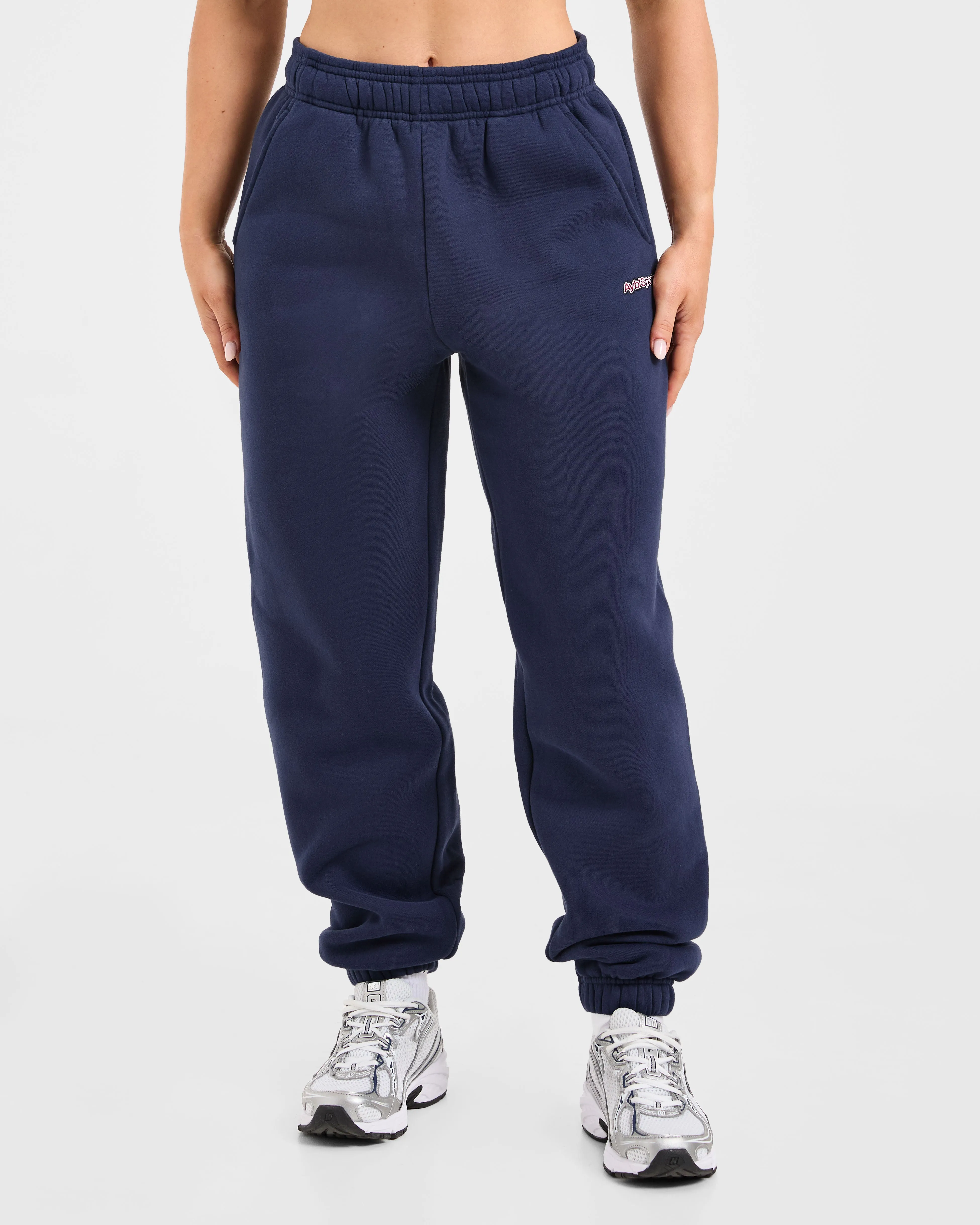AYBL Sports Outline Oversized Joggers - Navy sold by AYBL